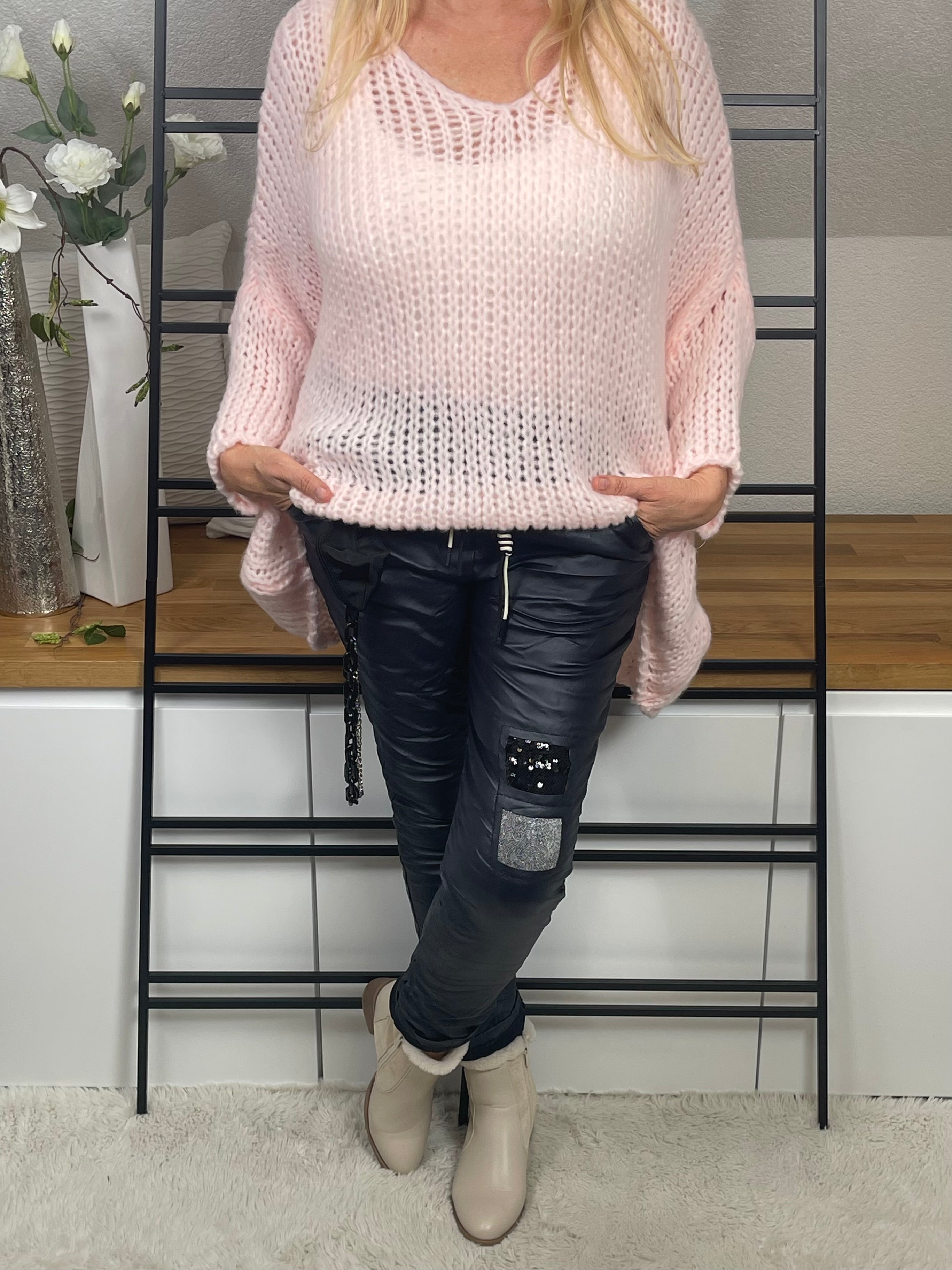 Damen - Pullover „Flauschi“ Einheitsgrösse Gr. 38 - 48 + in vielen Farben