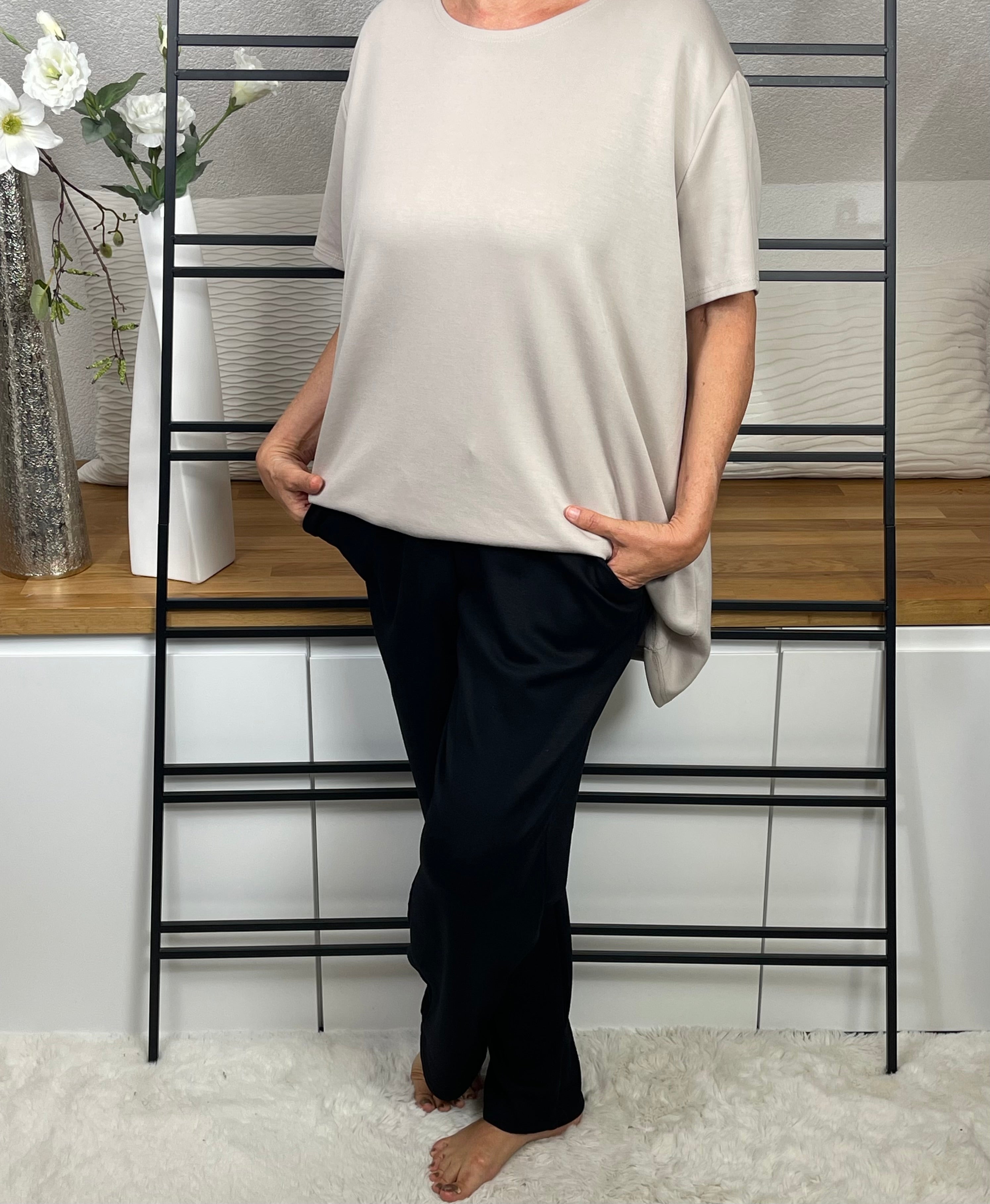 Damen T - Shirt „Fluffi“ Einheitsgrösse Gr. 42 - 48 in 6 Farben