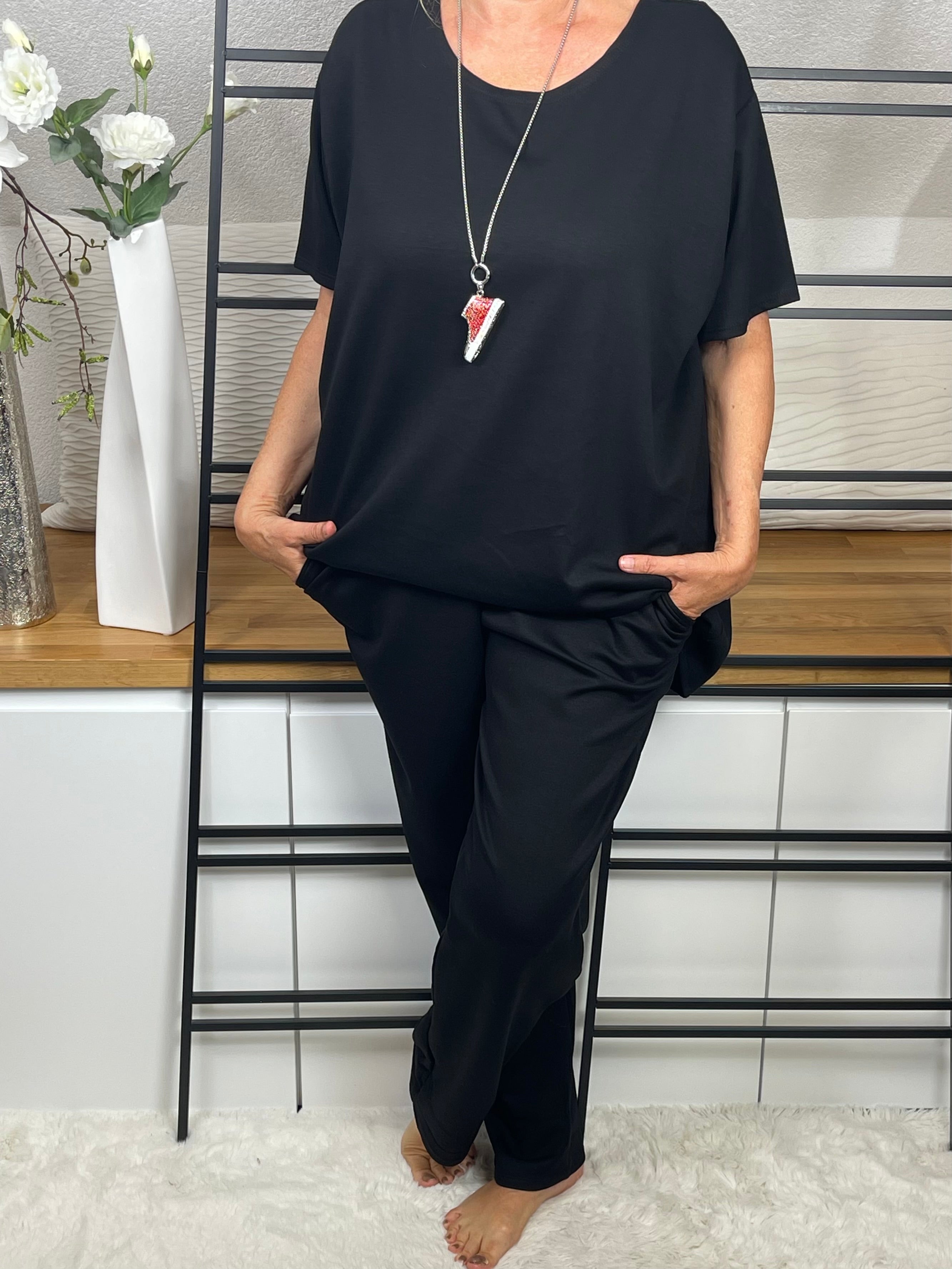 Damen T - Shirt „Fluffi“ Einheitsgrösse Gr. 42 - 48 in 6 Farben