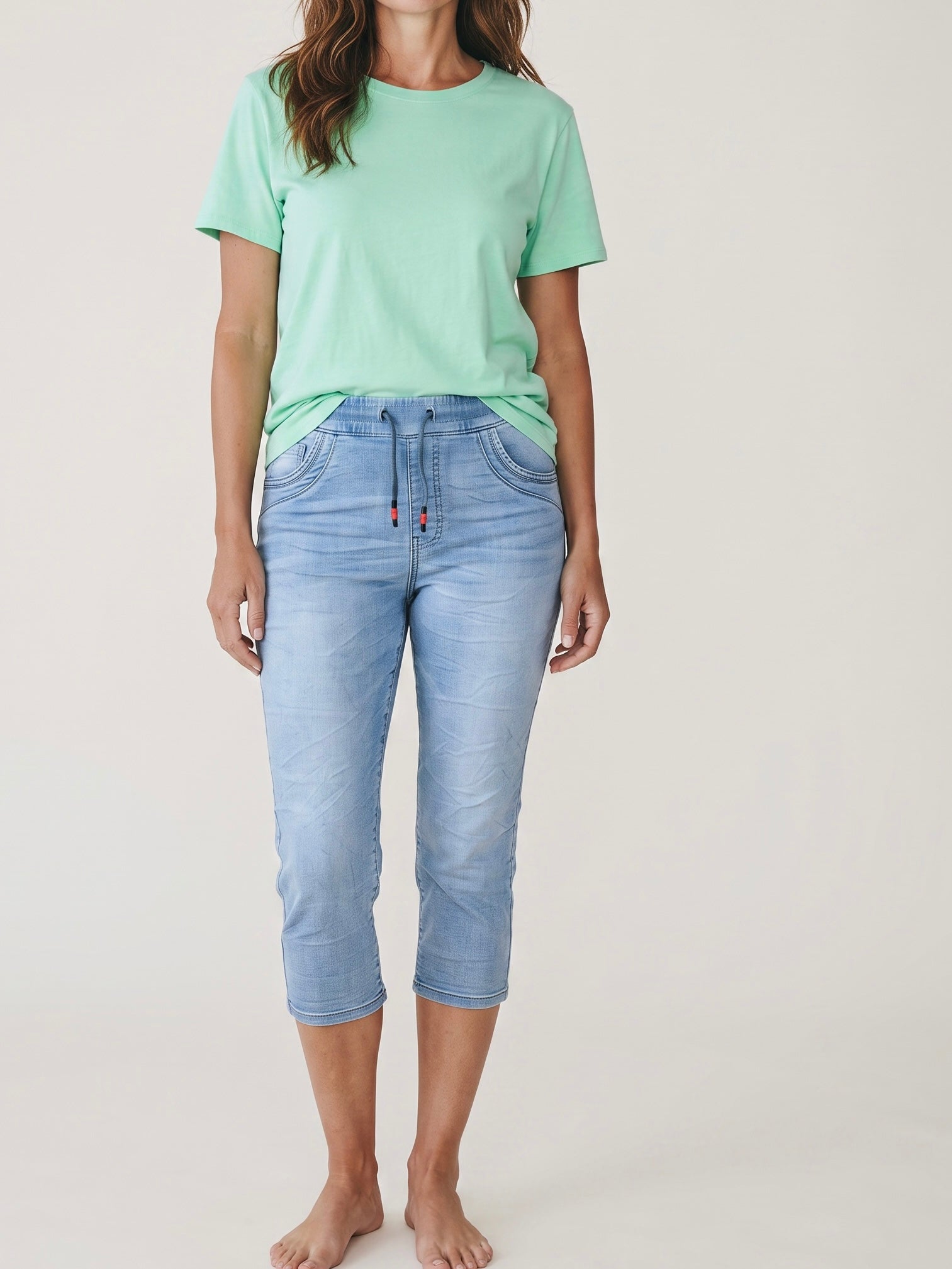3/4 Jogpant „Leila“ in hellblau