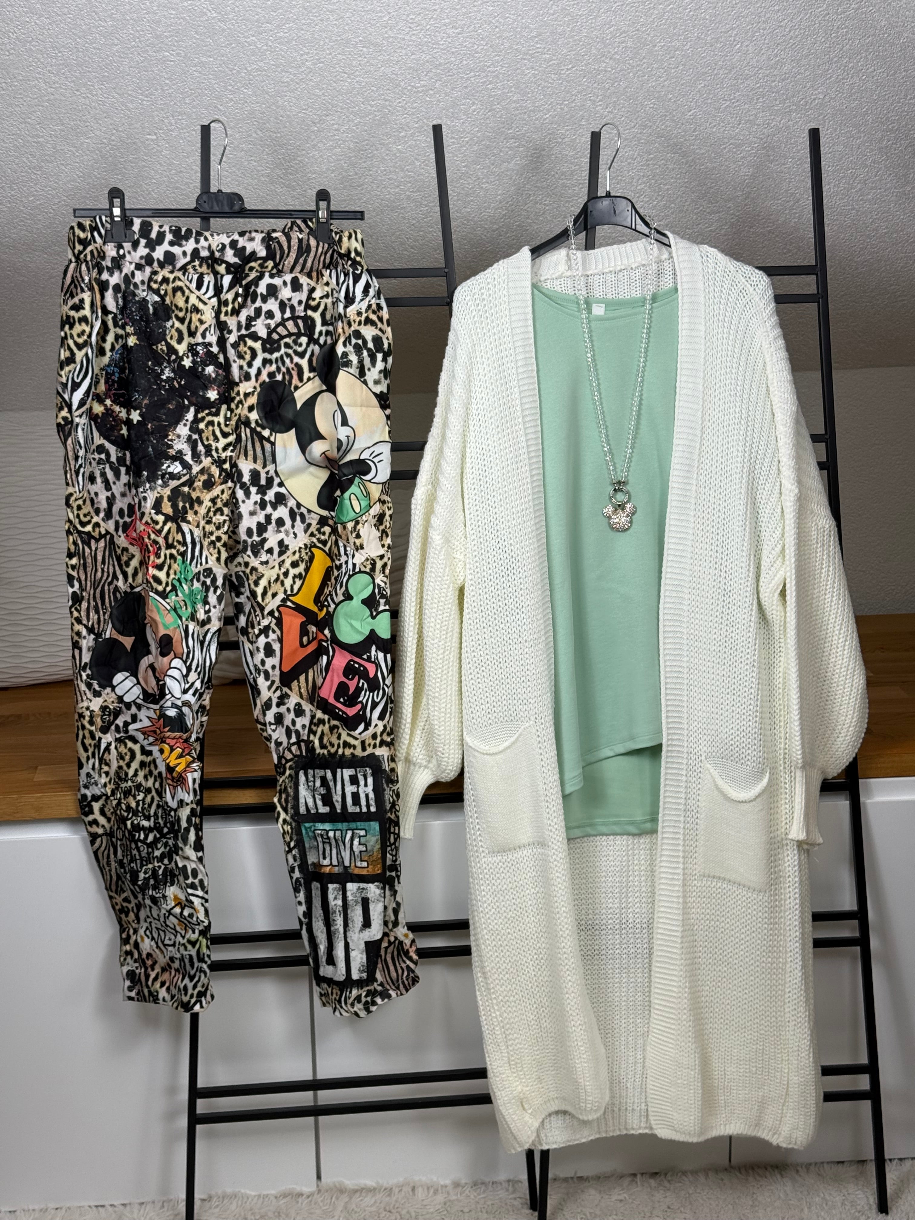 Damen - Jogpant „Maus“ Einheitsgröße Gr. 42/44 - 48/50 in 4 Varianten