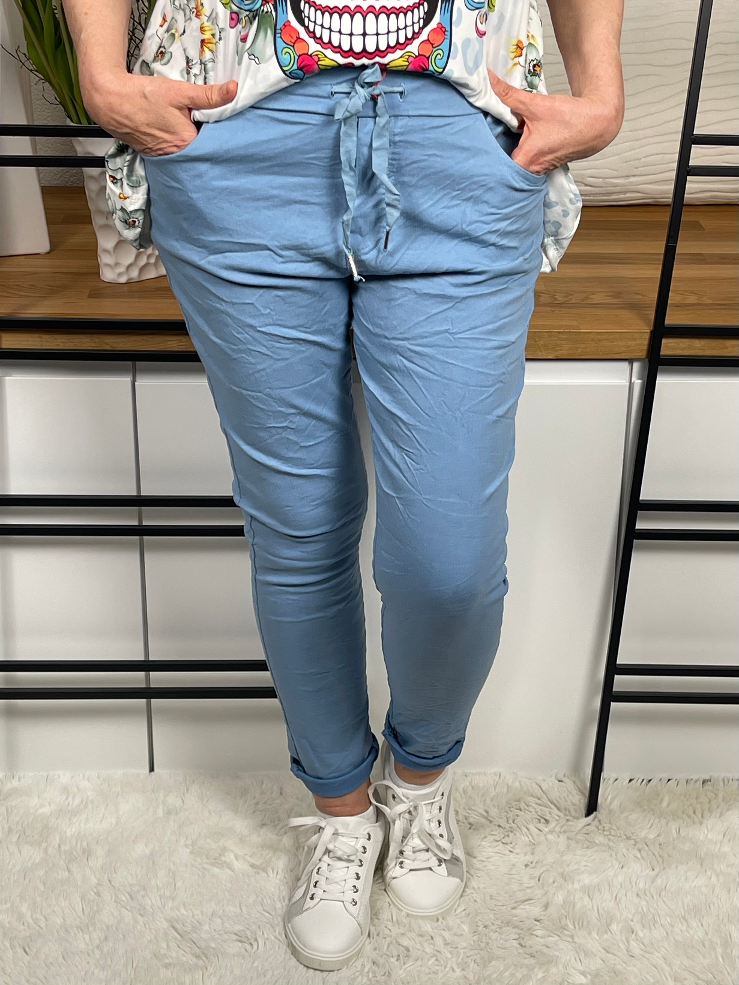 !!!!KEINE RETOURE Möglich!!!!Damen - Jogpant „Basic“ Einheitsgrösse Gr. 36 - 42 in 6 Farben