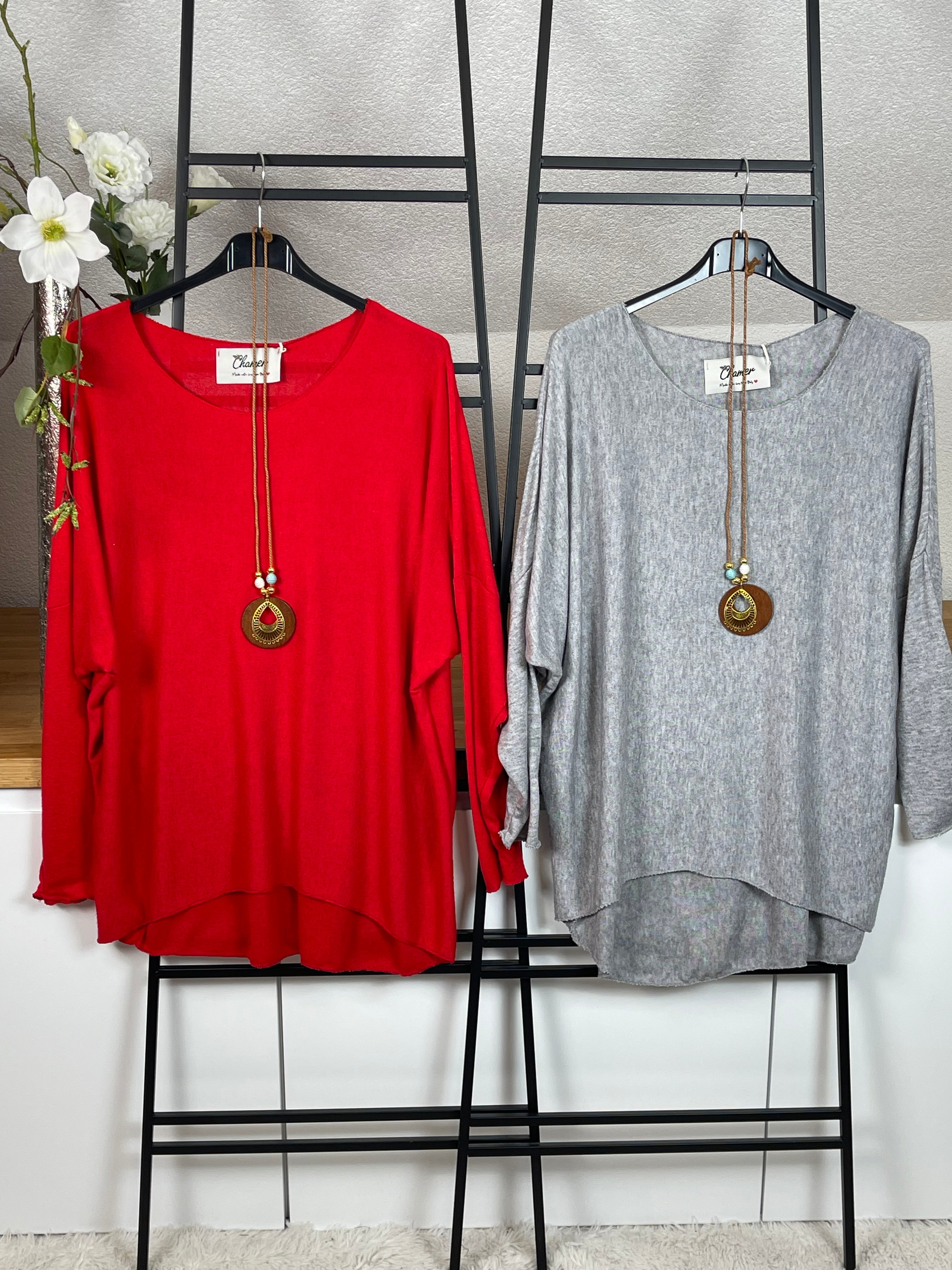 !!!!KEINE RETOURE MÖGLICH!!!! 
Pullover „Feinstrick - Basic“ Einheitsgrösse Gr. 36 - 44