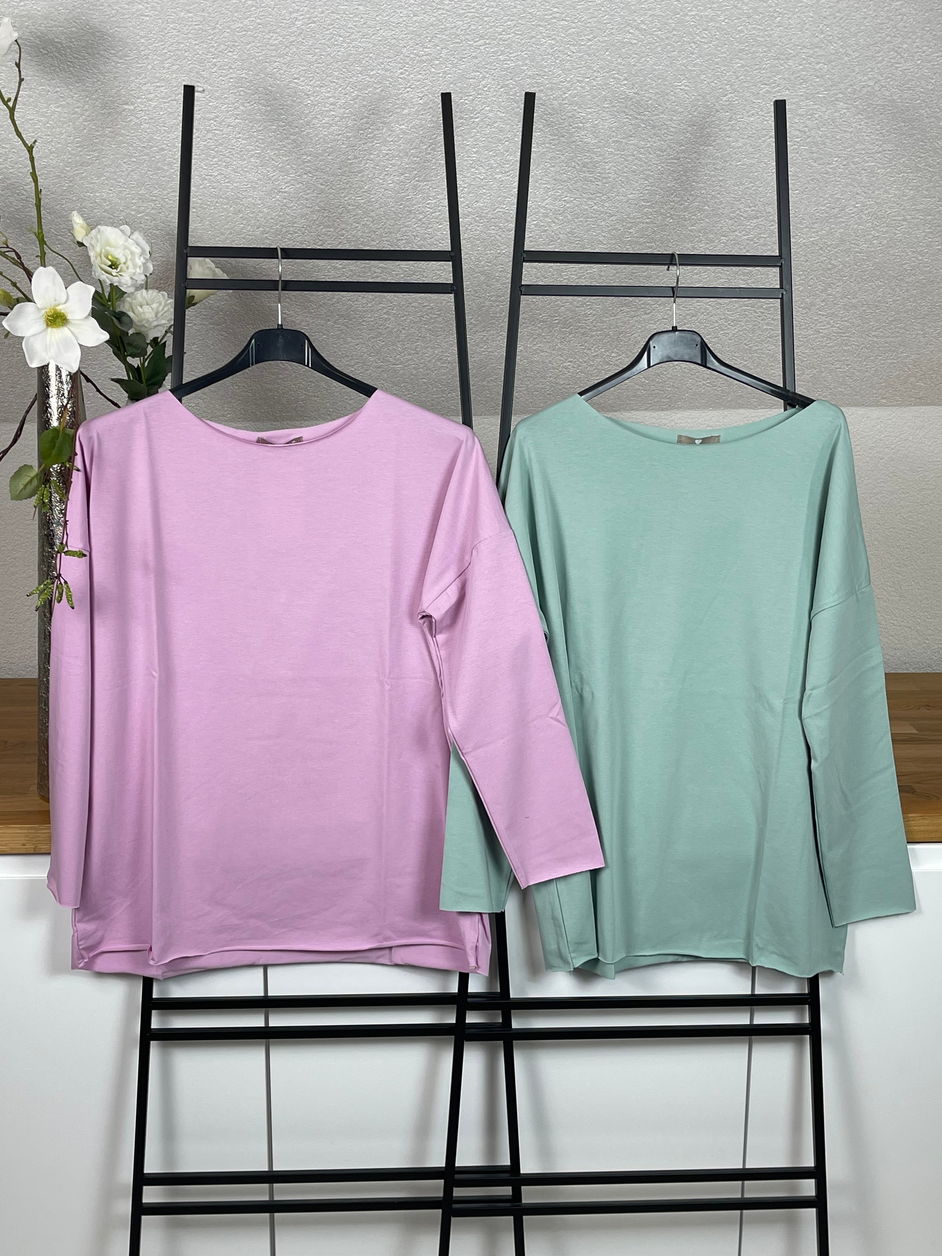 Damen Basic Shirt Einheitsgrösse Gr. 36 - 44 in vielen Farben