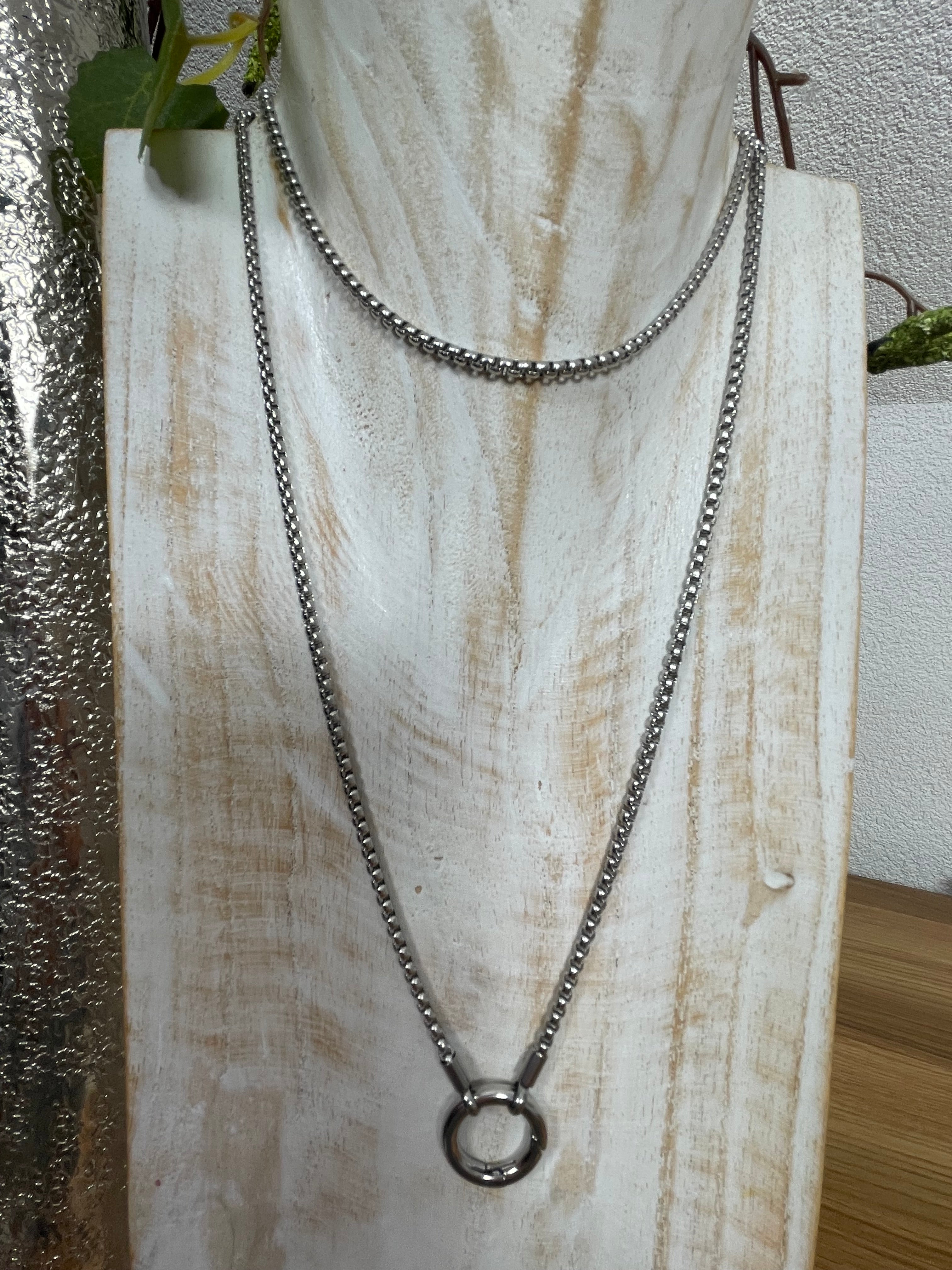 Vario - Perlen - Kette ca. 80 cm verschiedene Farben