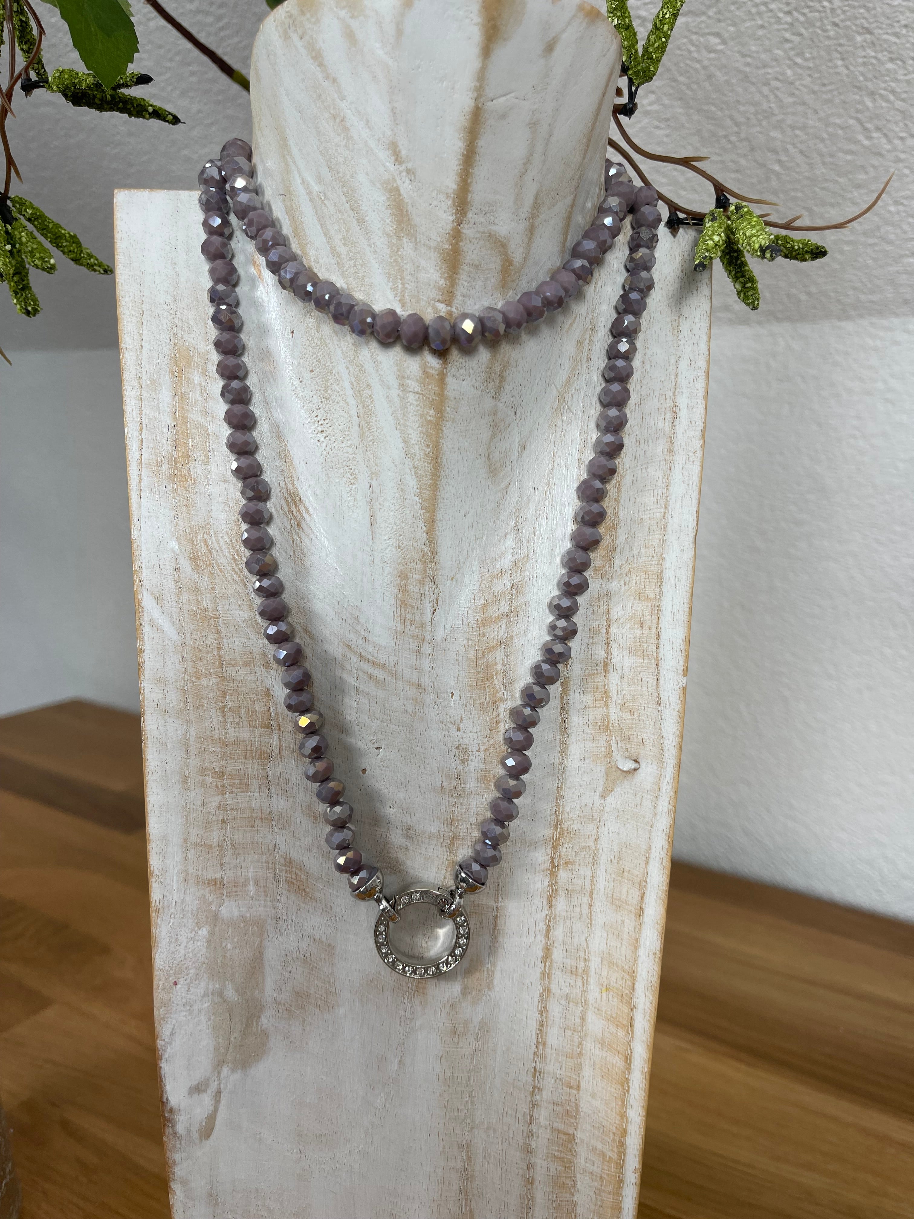 Vario - Perlen - Kette ca. 80 cm verschiedene Farben