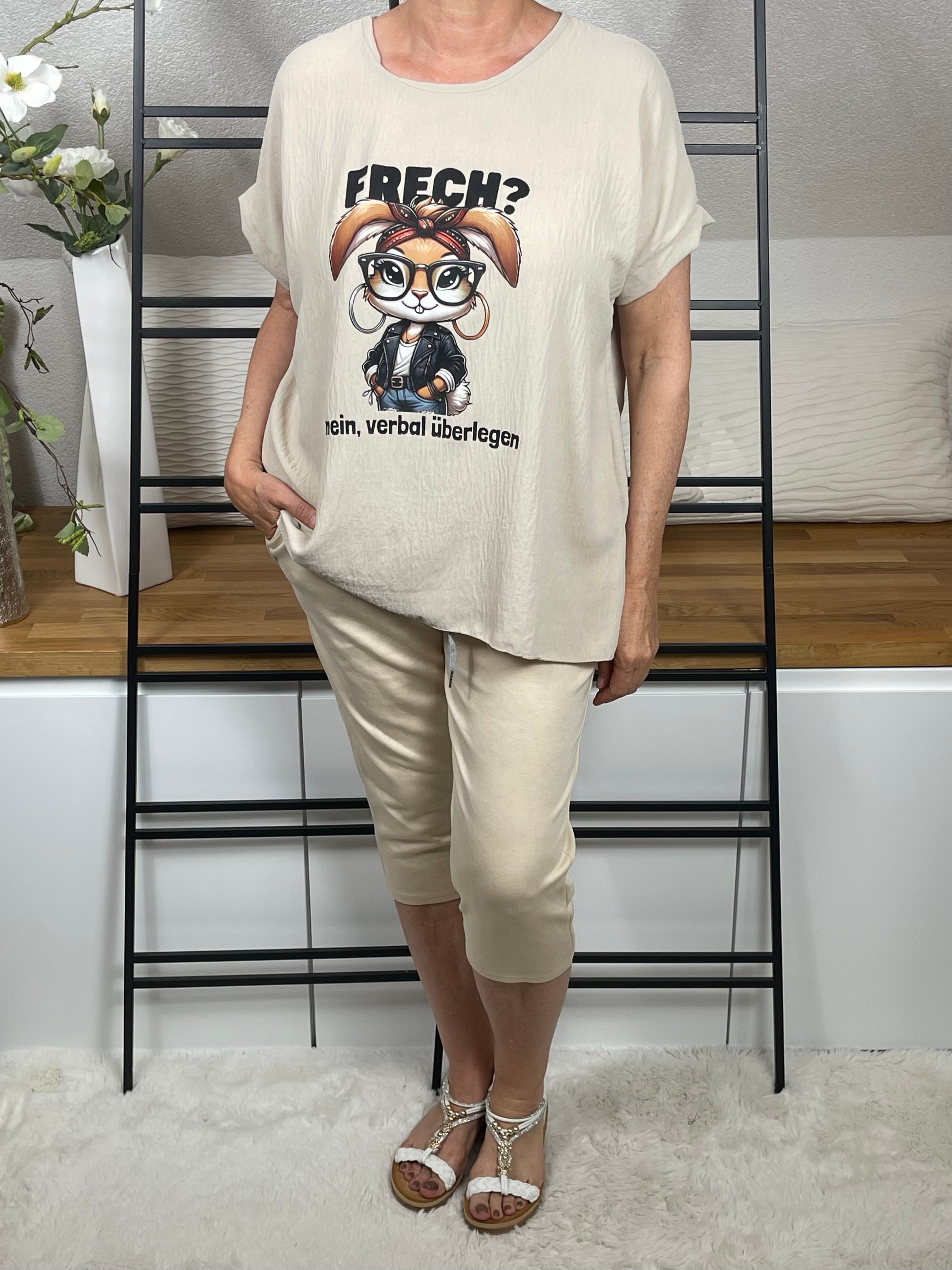 !!!!KEINE RETOURE MÖGLICH!!!! Damen - Shirt „…“ Einheitsgröße Gr. 38 - 44 in 5 Farben