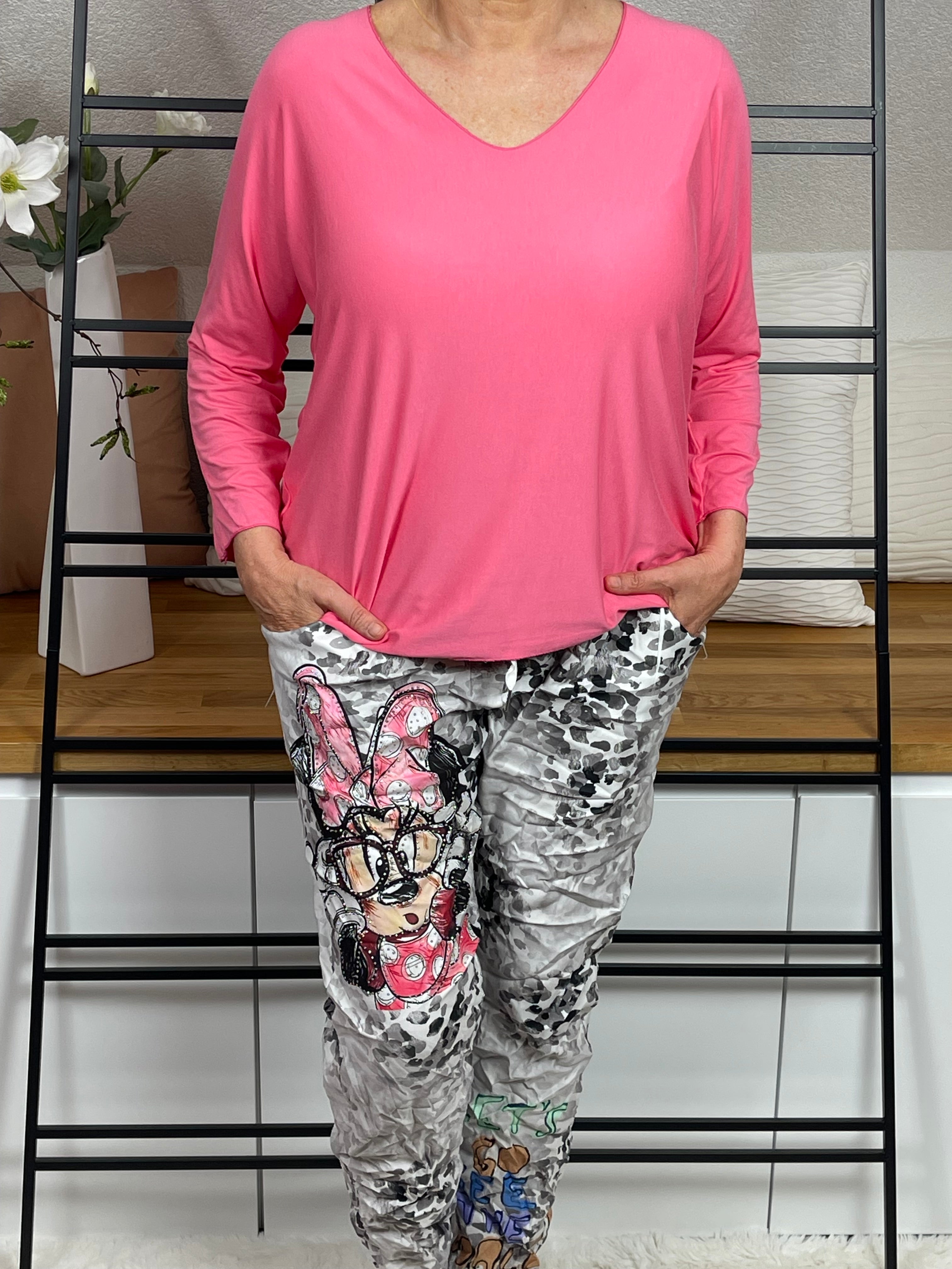 Basic - Shirt „Must Have“ Einheitsgröße Gr. 36 - 44 in vielen Farben