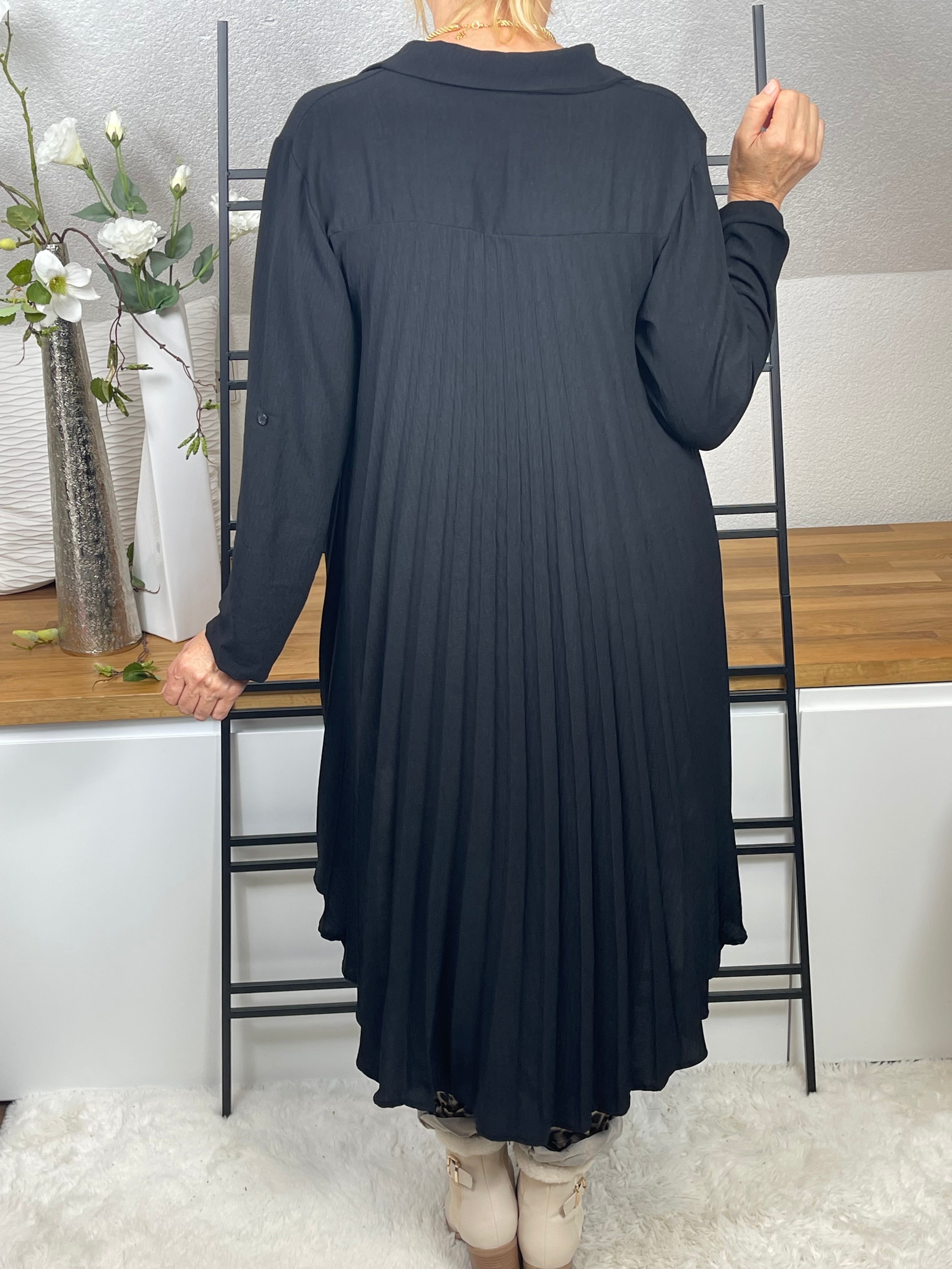 Damen Bluse „Bellissima“ Einheitsgröße Gr. 36 - 40 in schwarz