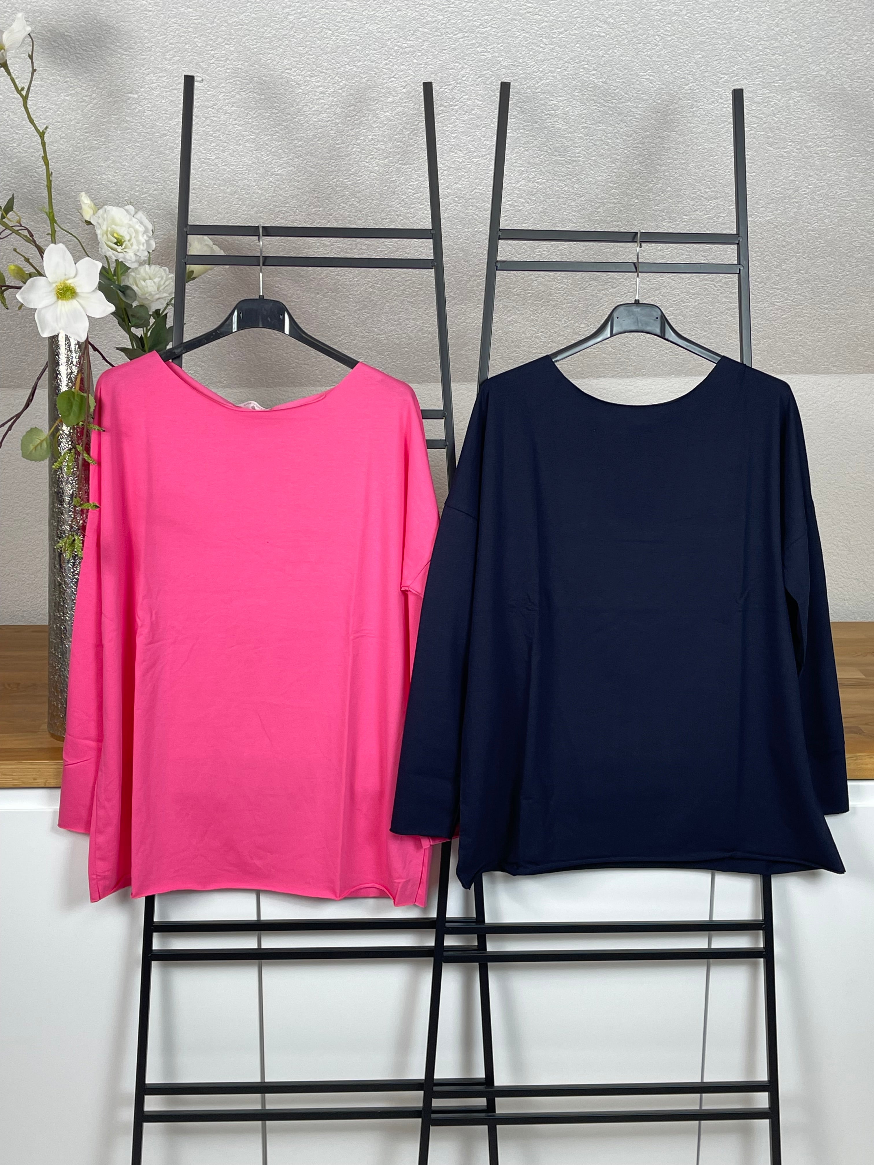 Damen Basic Shirt Einheitsgrösse Gr. 36 - 44 in vielen Farben