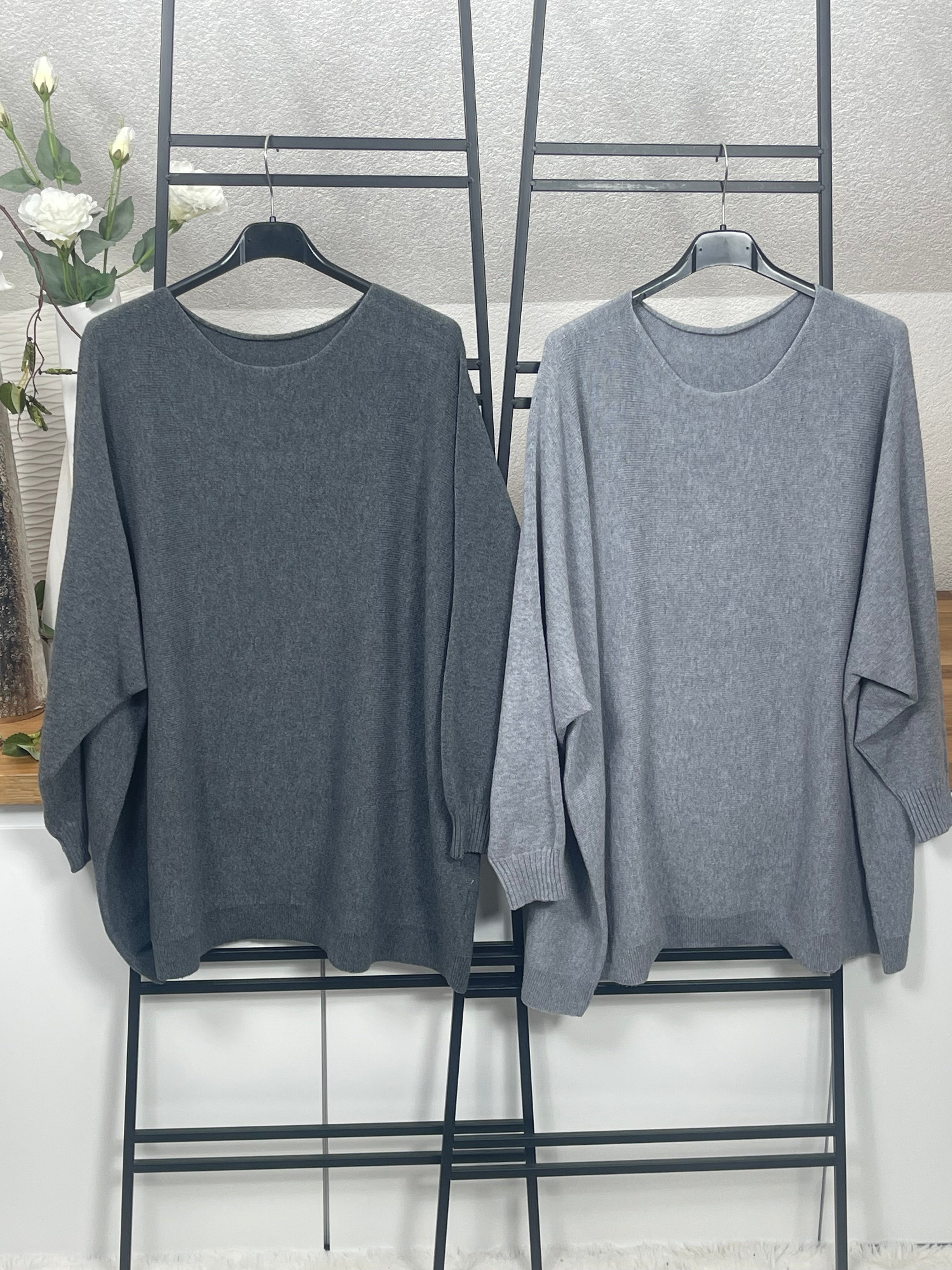 Damen - Pullover „Fluffi“ Einheitsgrösse Gr. 38 - 48 in 12 Farben