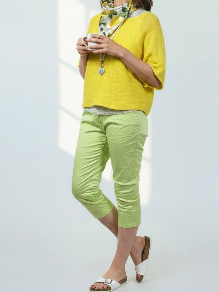 Feinstrick - Halbarm - Pullover in 6 Farben