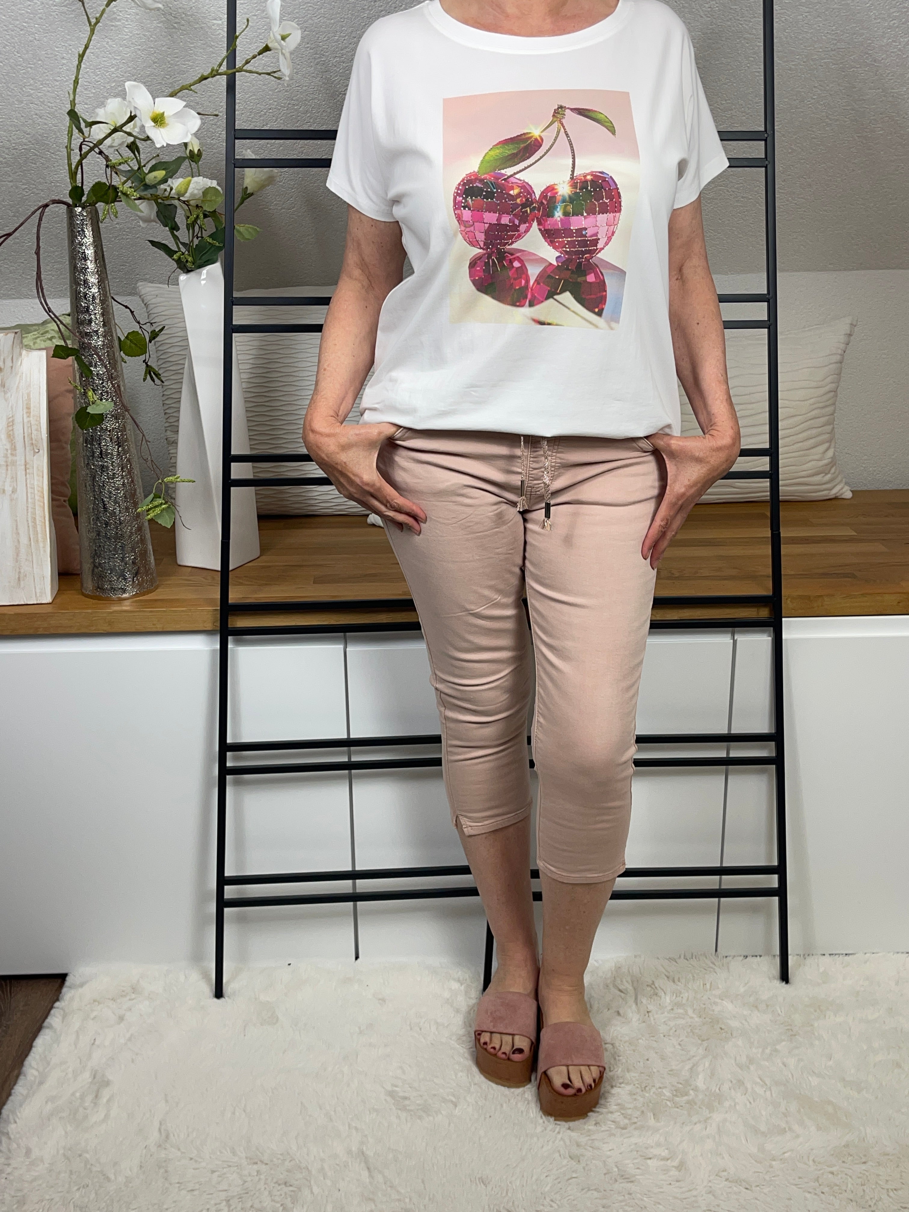 !!!!KENE RETOURE MÖGLICH!!!!3/4 Jeans mit Kordel Gr. 36 - 44