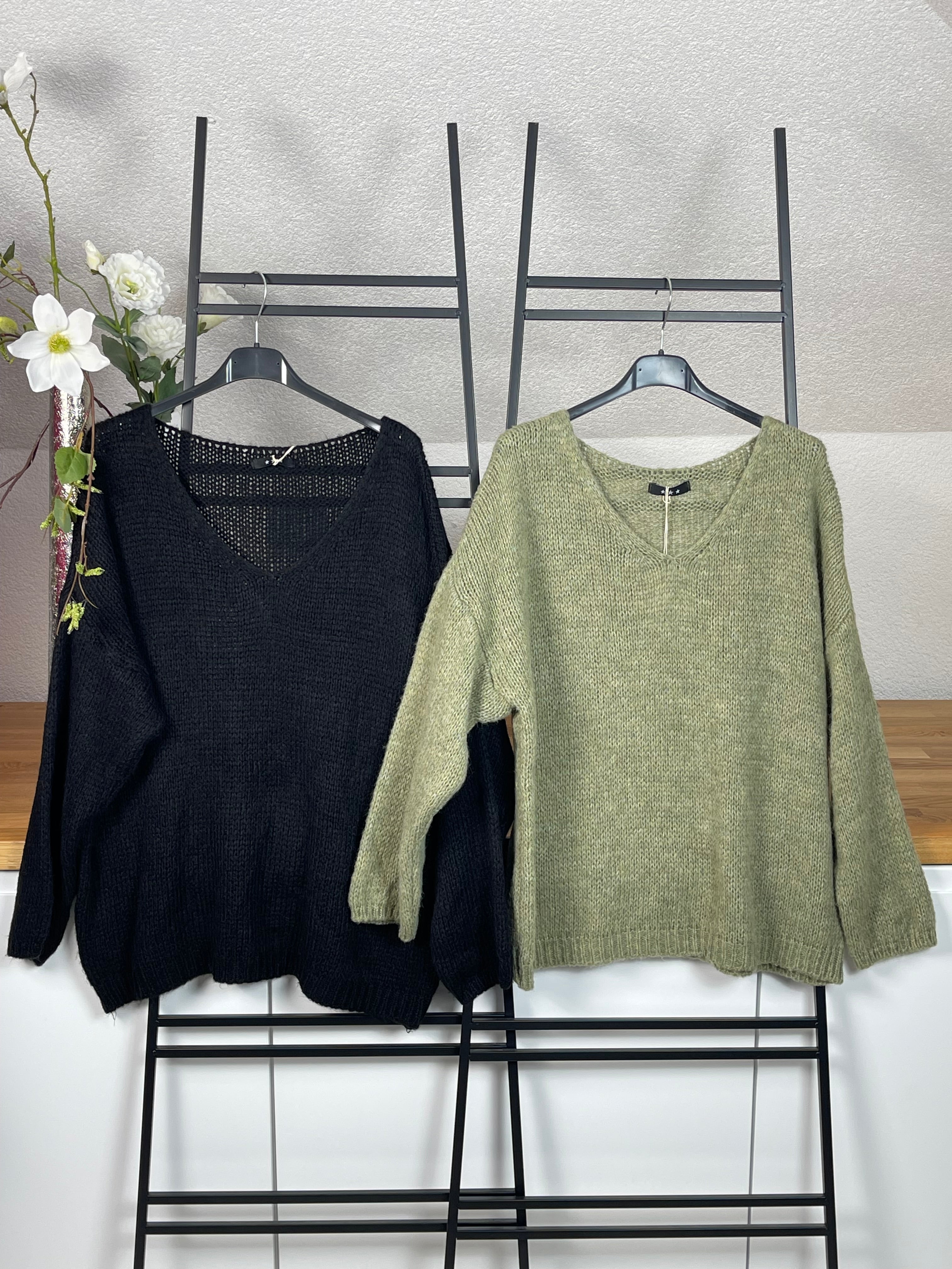 !!!!KEINE RETOURE MÖGLICH!!!! 
Pullover „Basic“ Einheitsgrösse Gr. 36 - 44