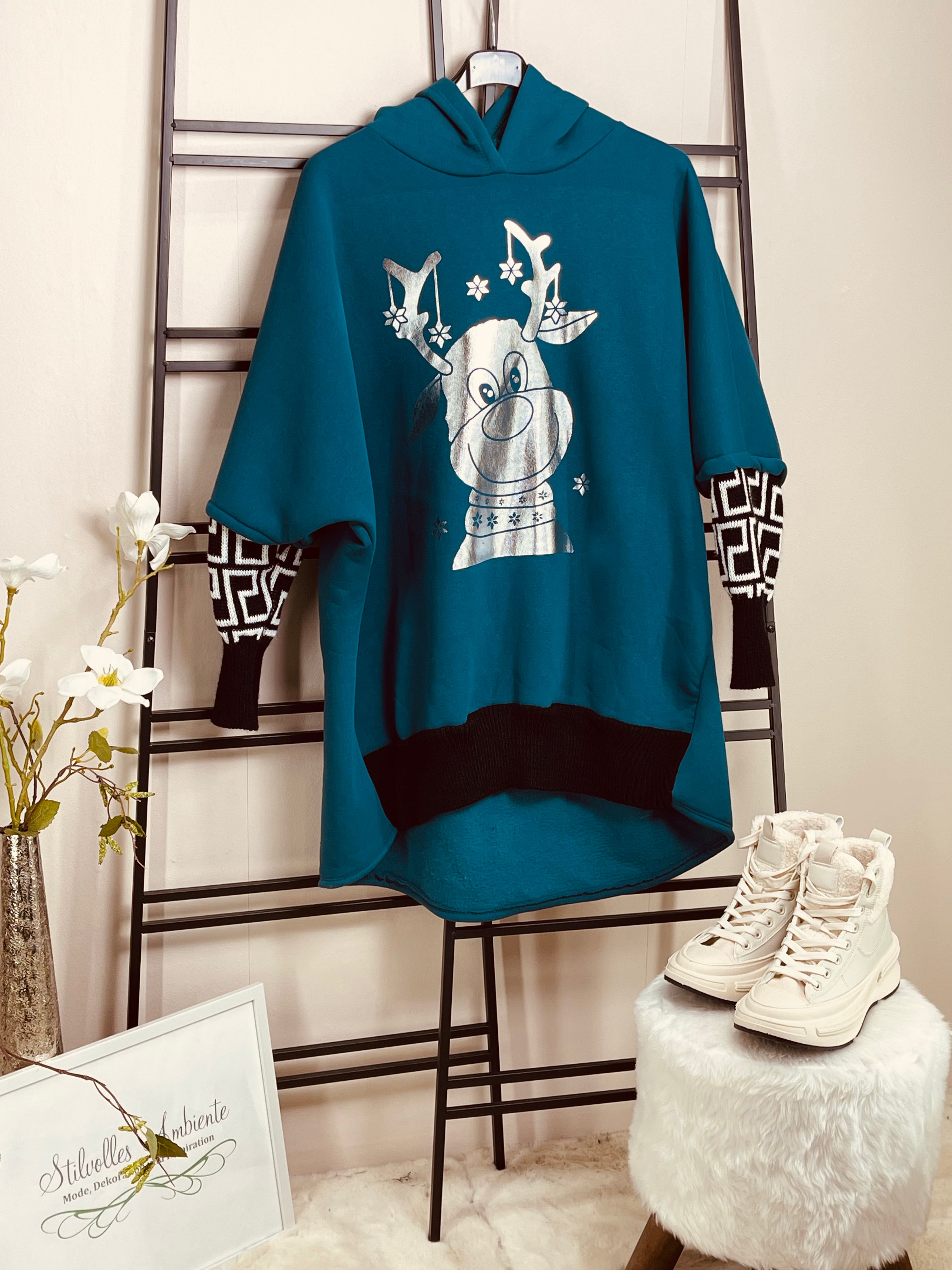 Hoodie „Rudolf“ Einheitsgrösse Gr. 36 - 48