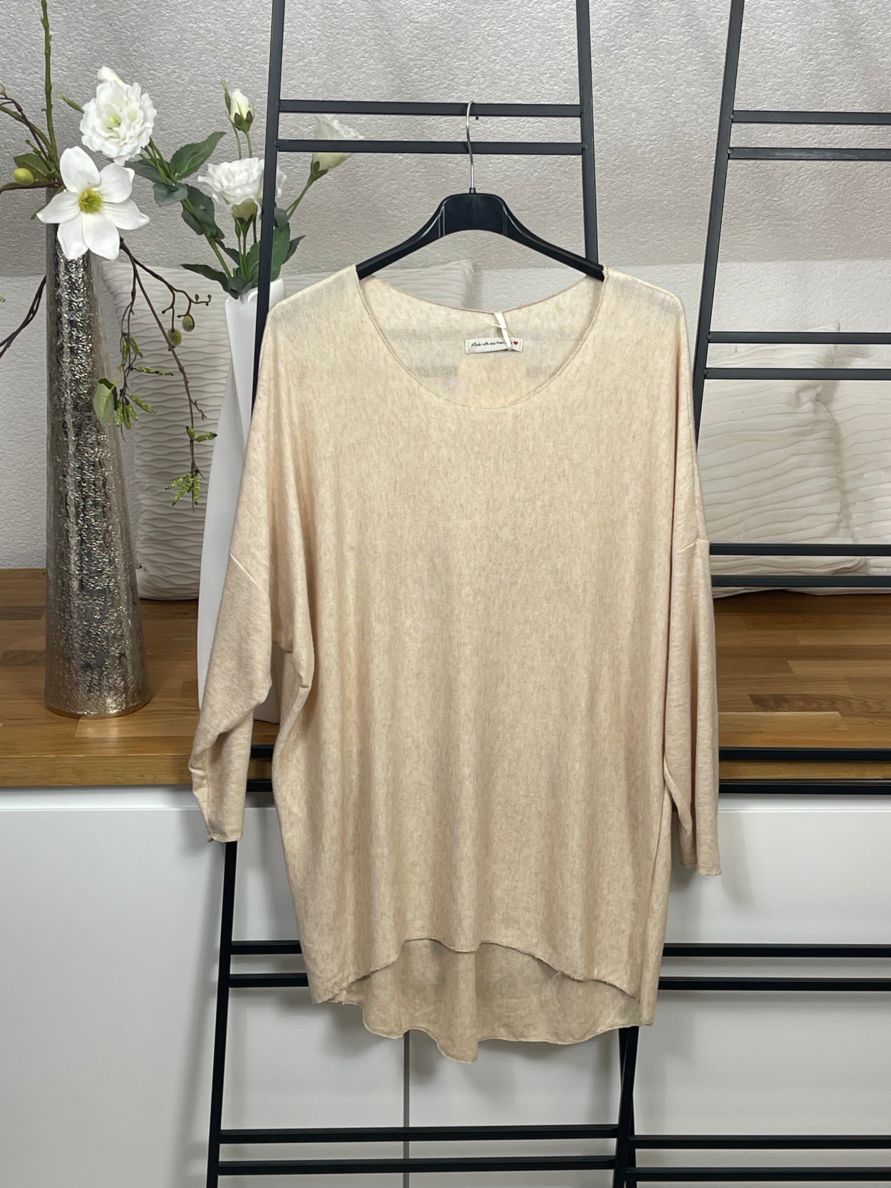 Damen - Feinstrick - Pullover „Knuffi“ Einheitsgrösse Gr. 38 - 44 in 10 Farben