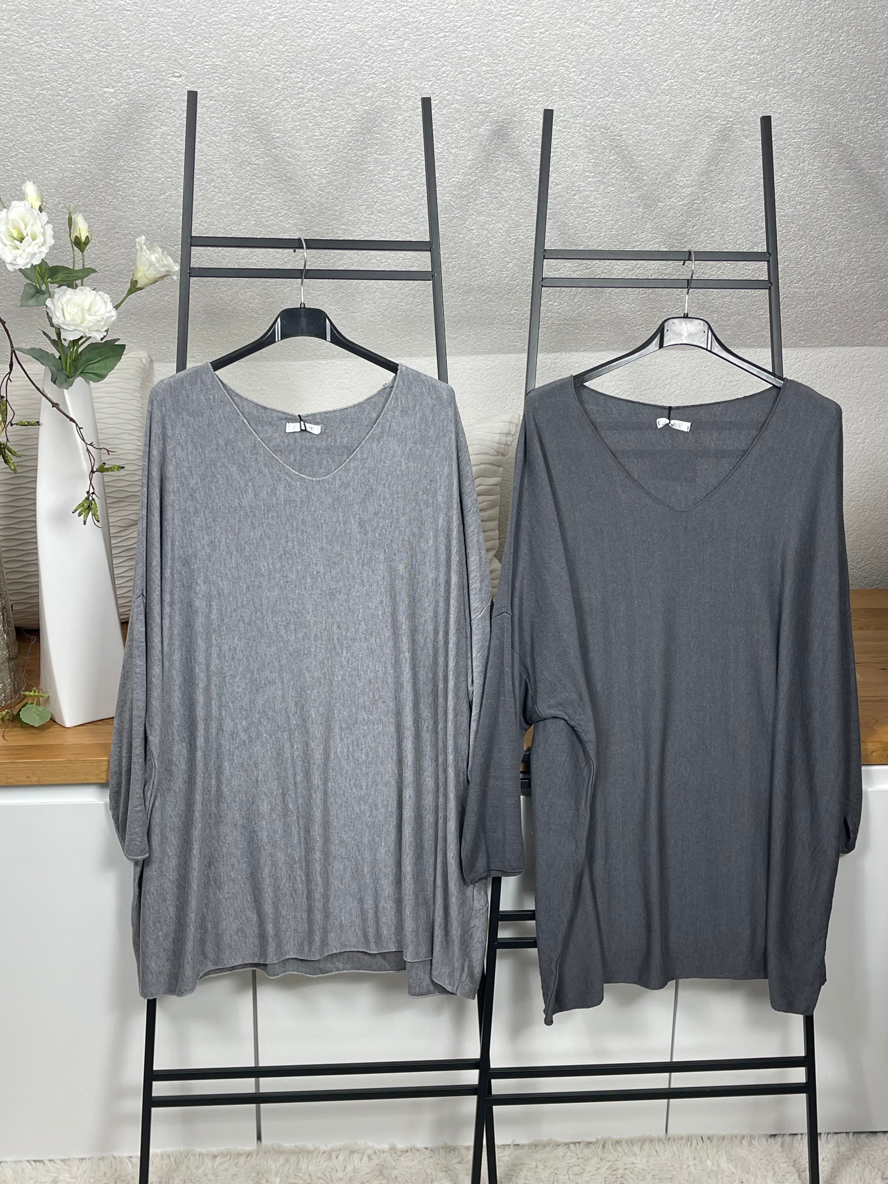 Damen - Feinstrick - V - Pullover Einheitsgrösse Gr. 42 - 50 in 5 Farben