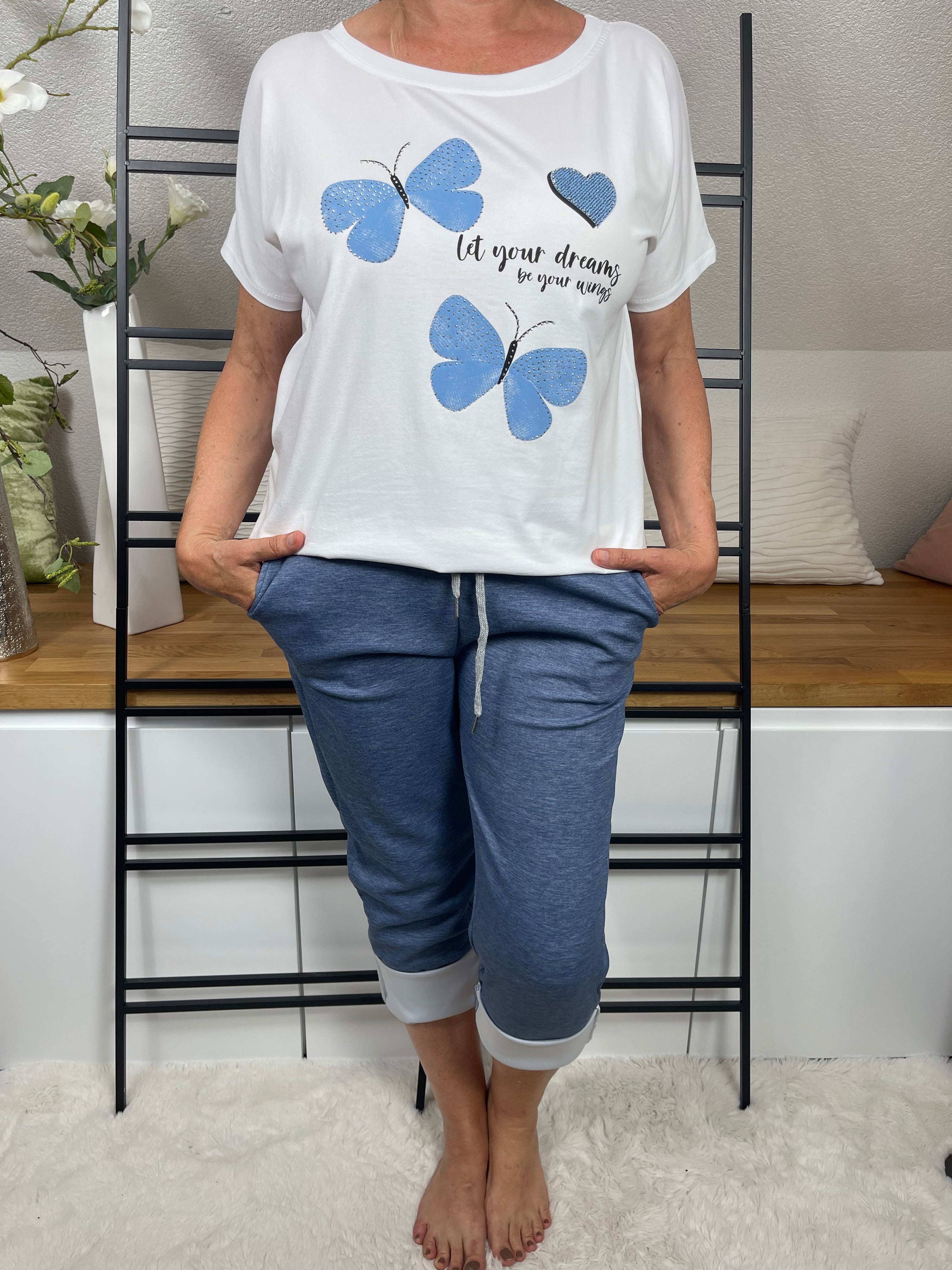 Damen Jogpant „Fluffi“ Einheitsgrösse Gr. 38 - 42 in 7 Farben