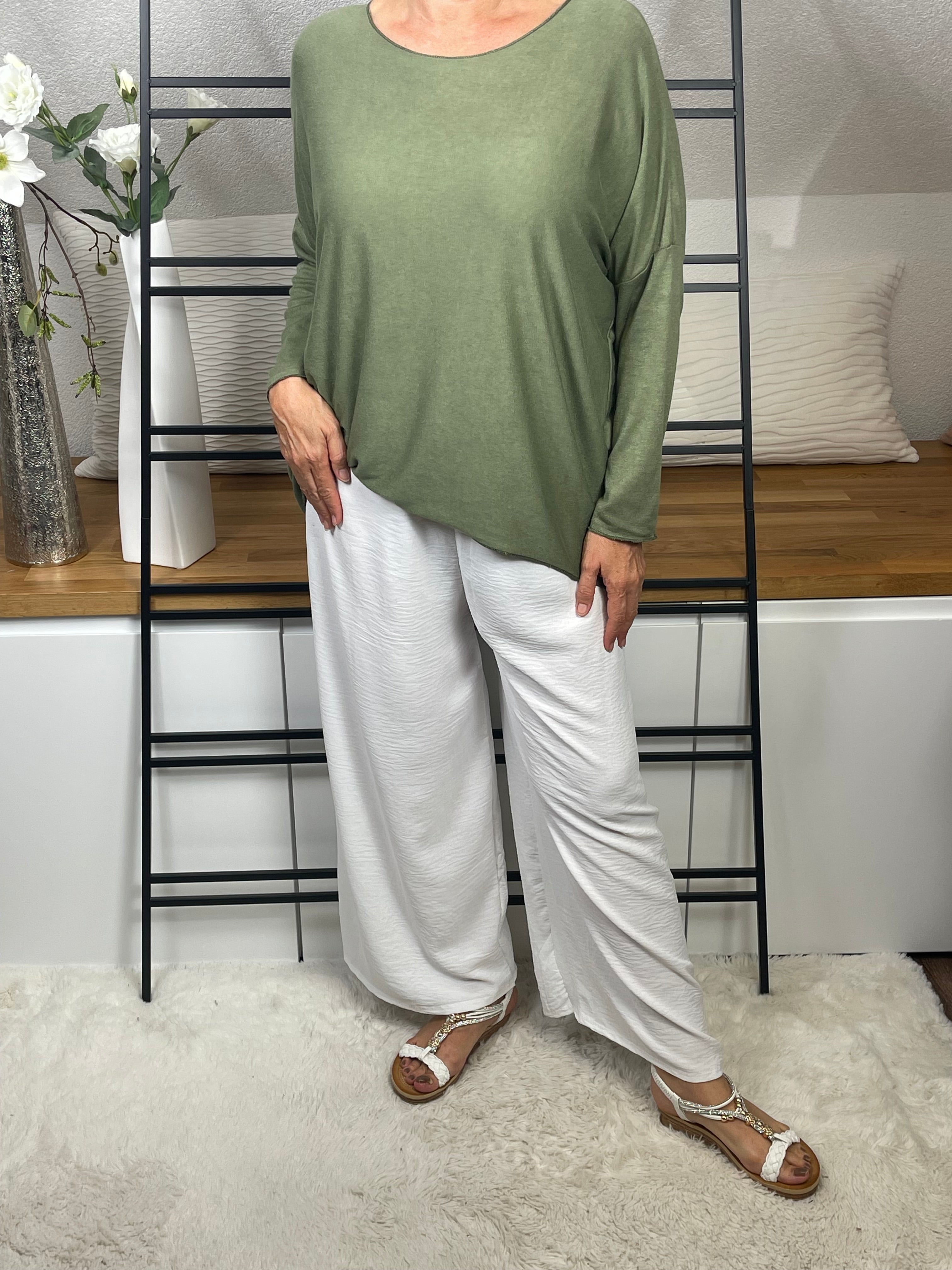 Damen - Feinstrick - Pullover „Knuffi“ Einheitsgrösse Gr. 38 - 44 in 10 Farben