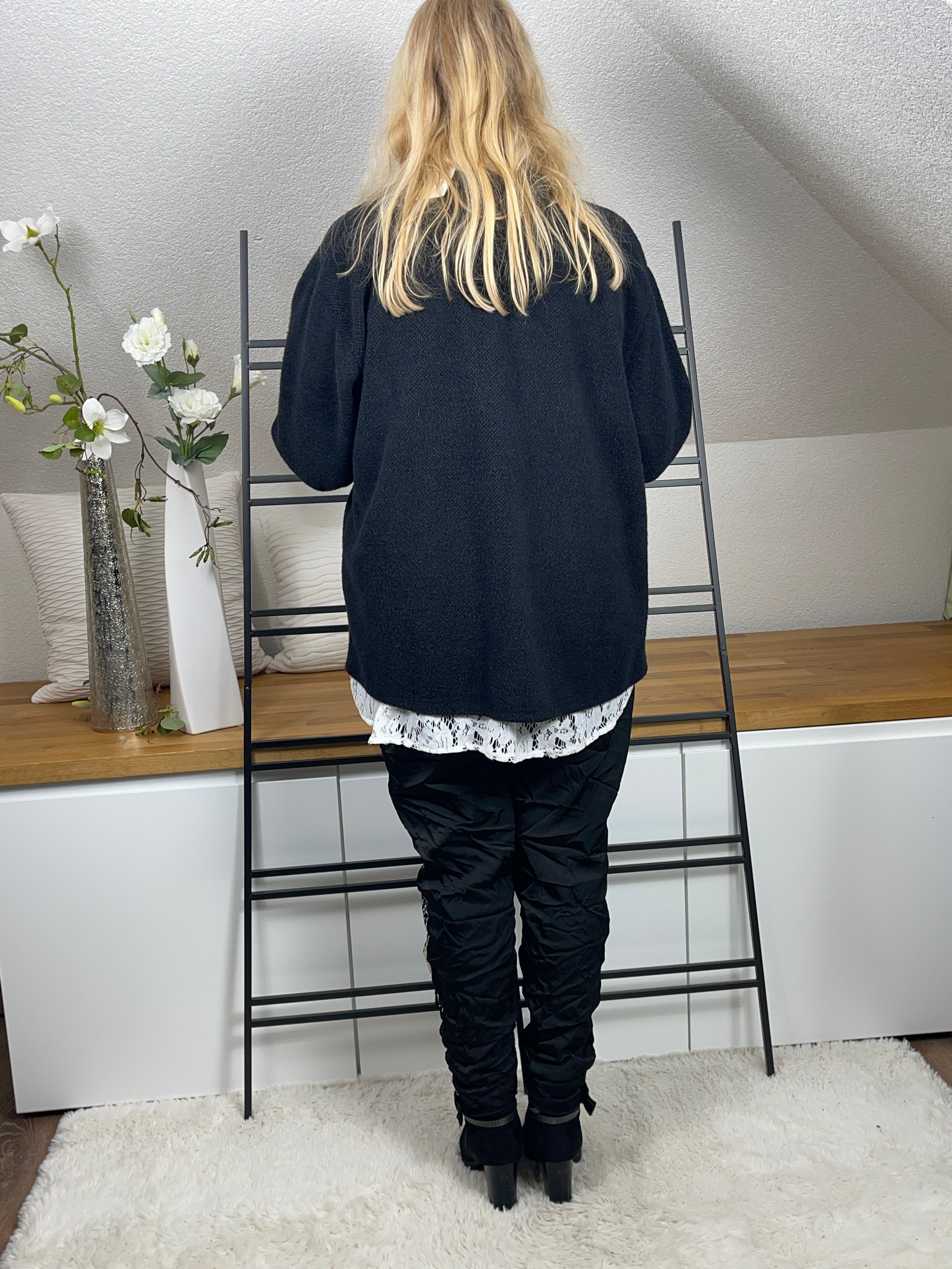 Damen „Boucle“ Blazer Einheitsgrösse Gr. 42- 46 in 2 Farben