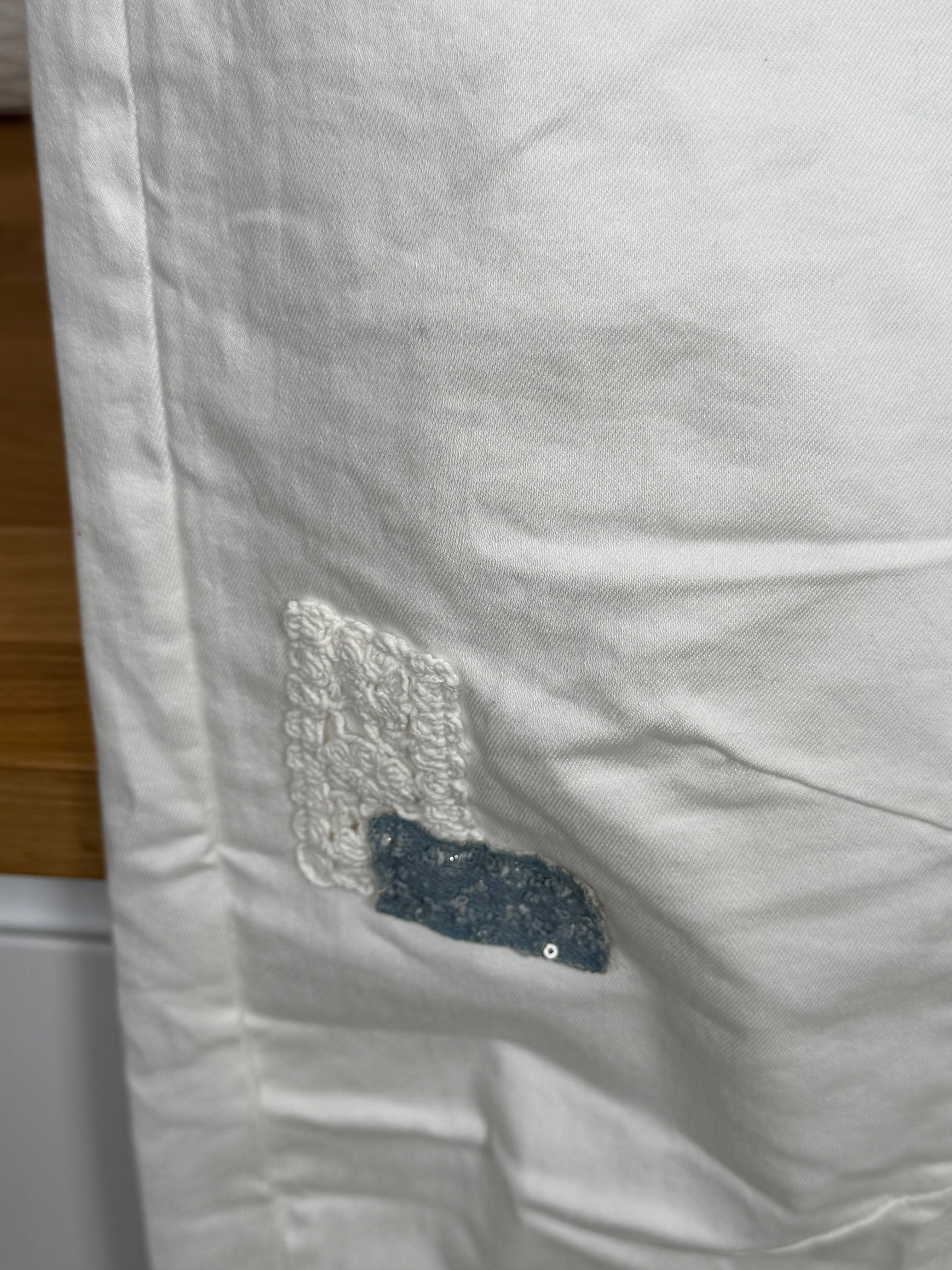 Boho Jeans Gr. 36 - 42 in weiß