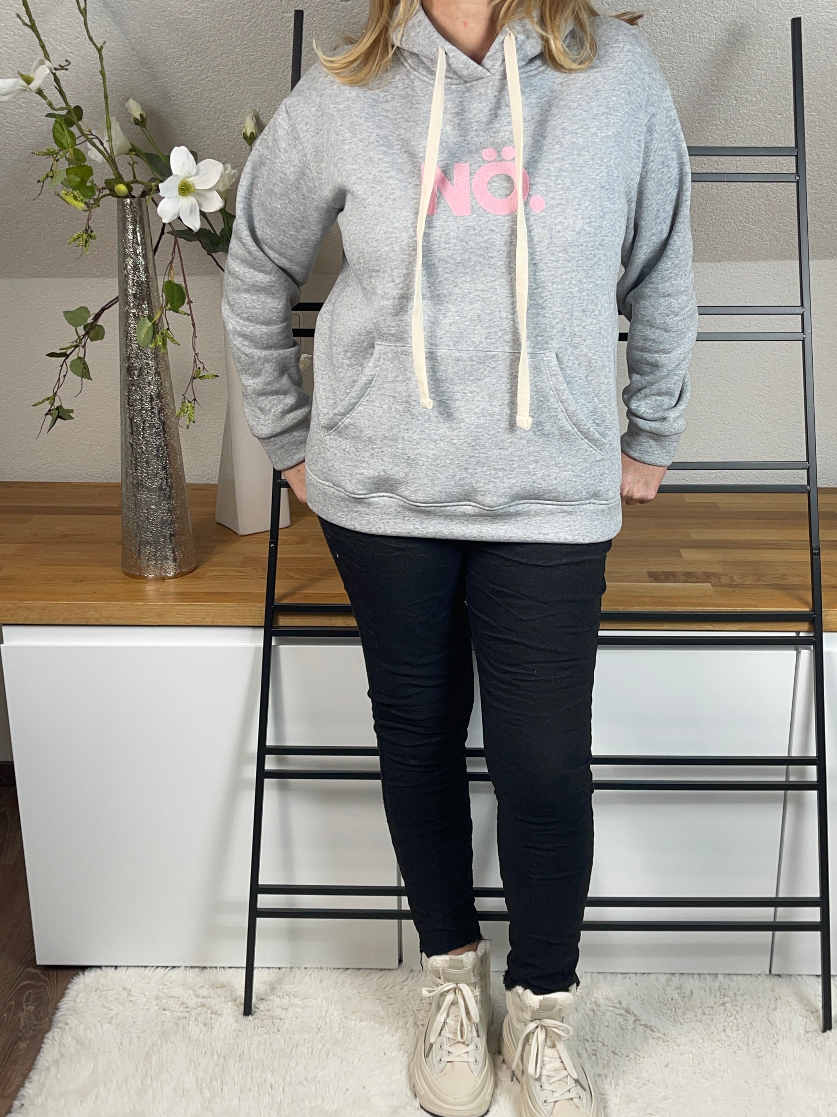 !!!!Keine RETOURE MÖGLICH!!! Hoodie  „Nö“ Einheitsgrösse Gr. 36 - 42