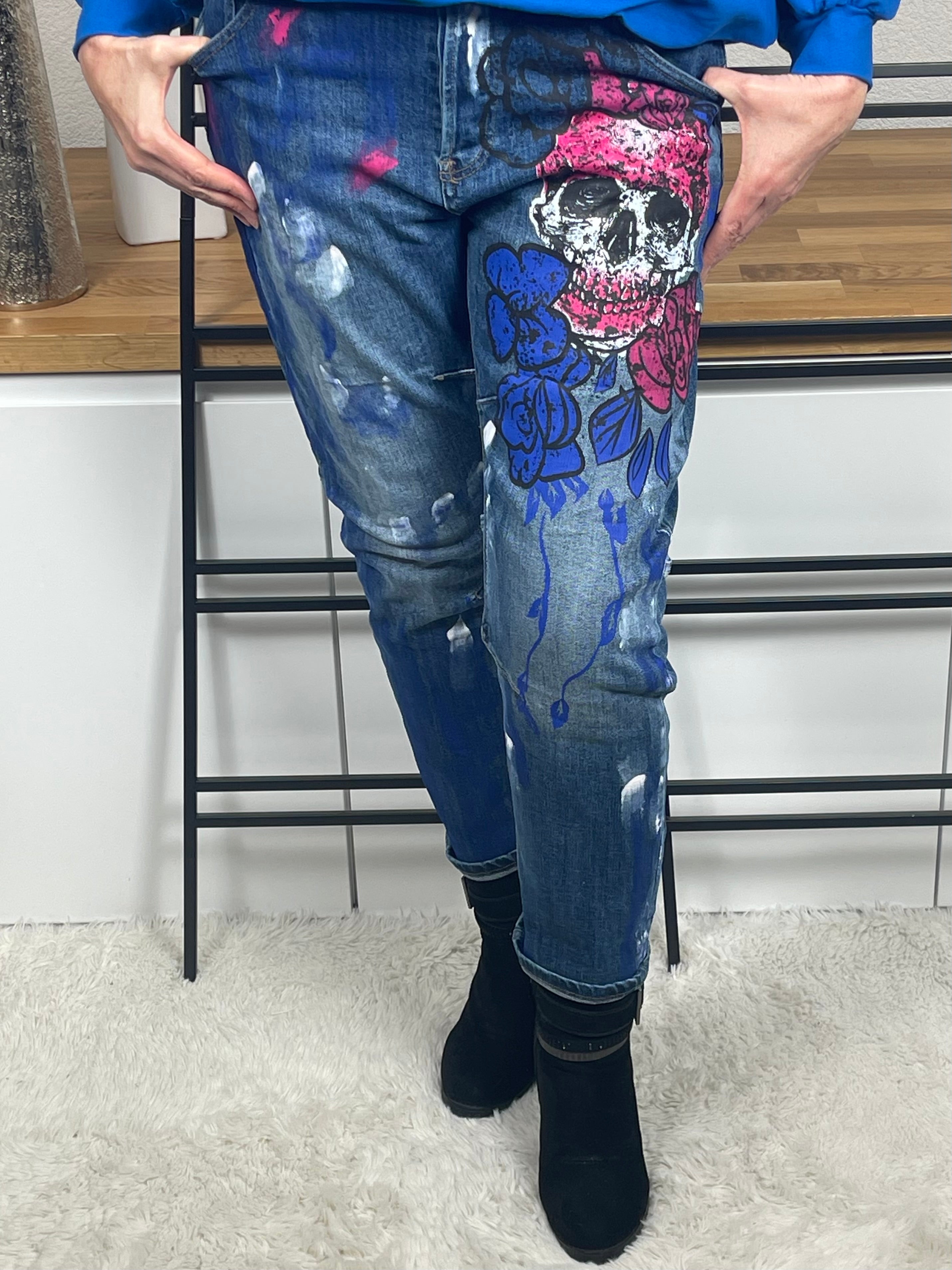 !!!!KEINE RETOURE MÖGLICH!!!! 
Jeans  „Skully“ Gr. 38 - 44