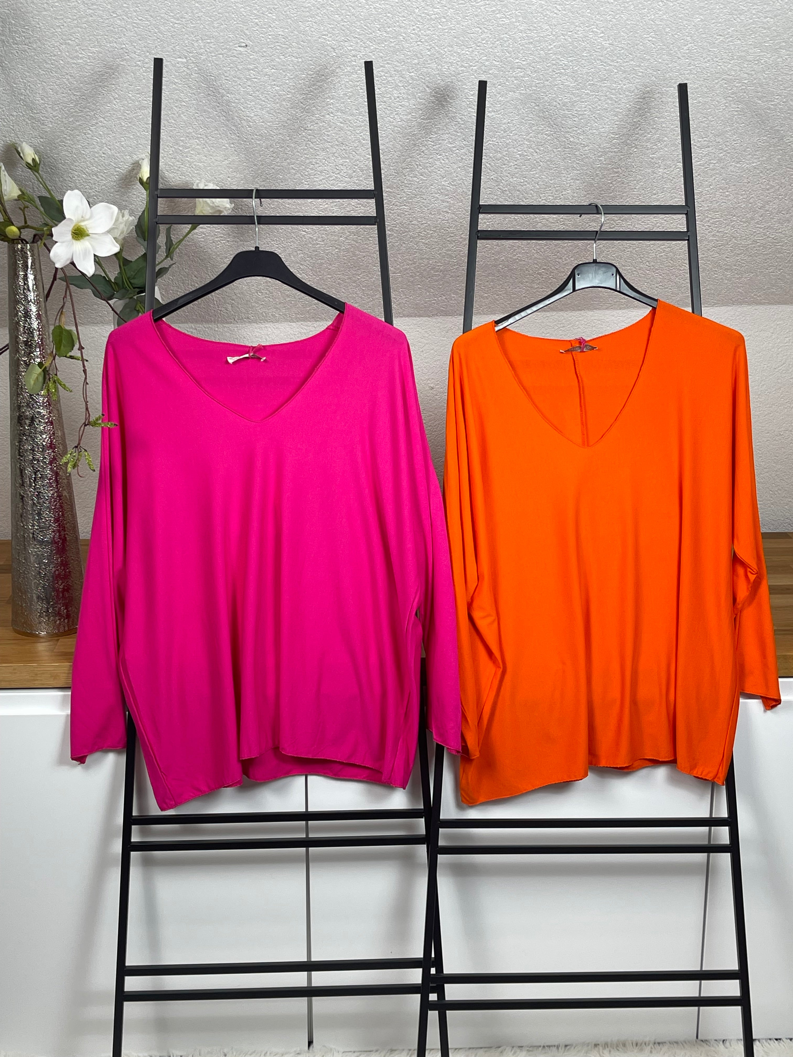 Basic - Shirt „Must Have“ Einheitsgröße Gr. 36 - 44 in vielen Farben