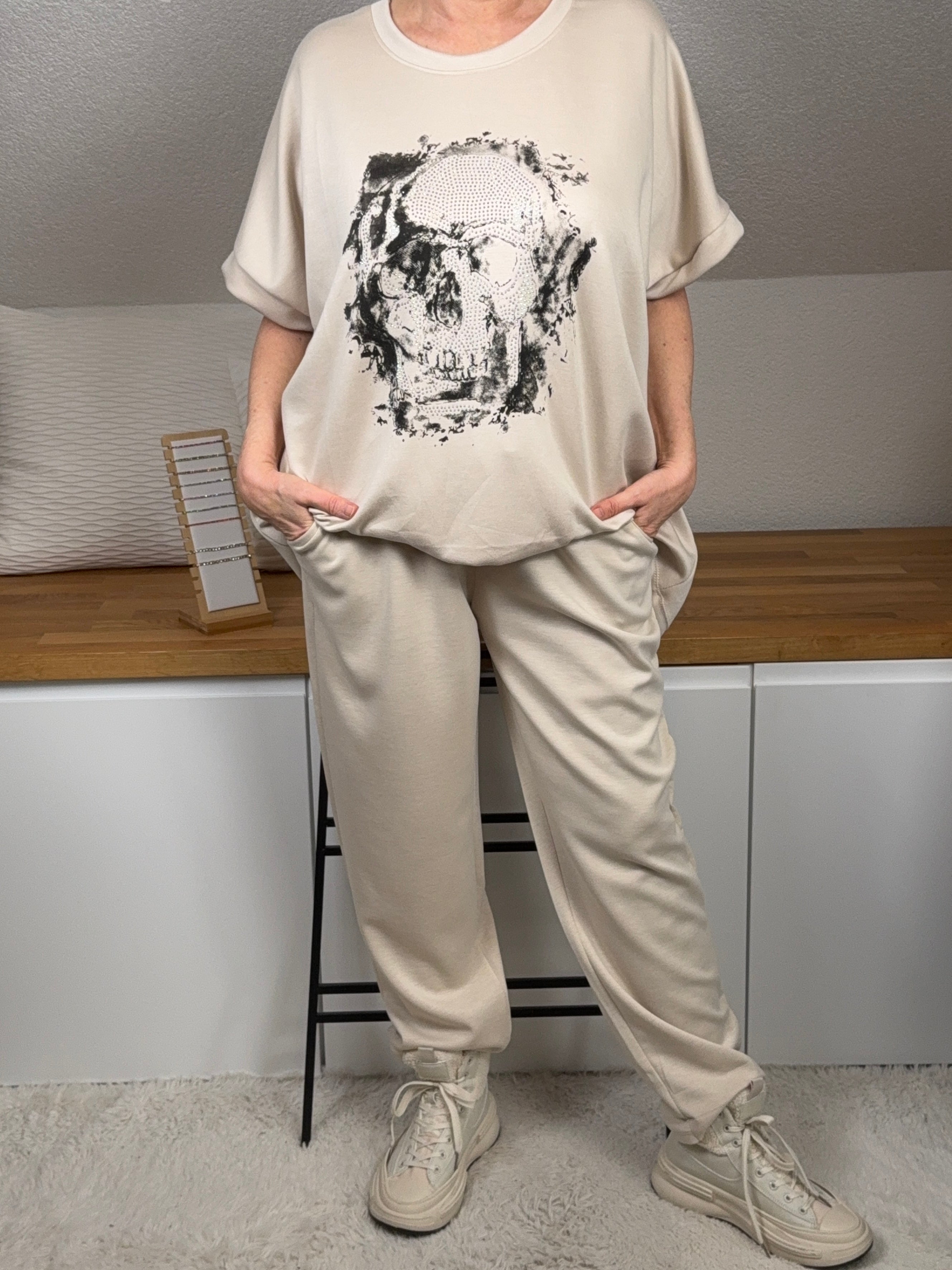 Damen Jogpant „Fluffi“ Einheitsgrösse Gr. 44 - 50 in vielen Farben