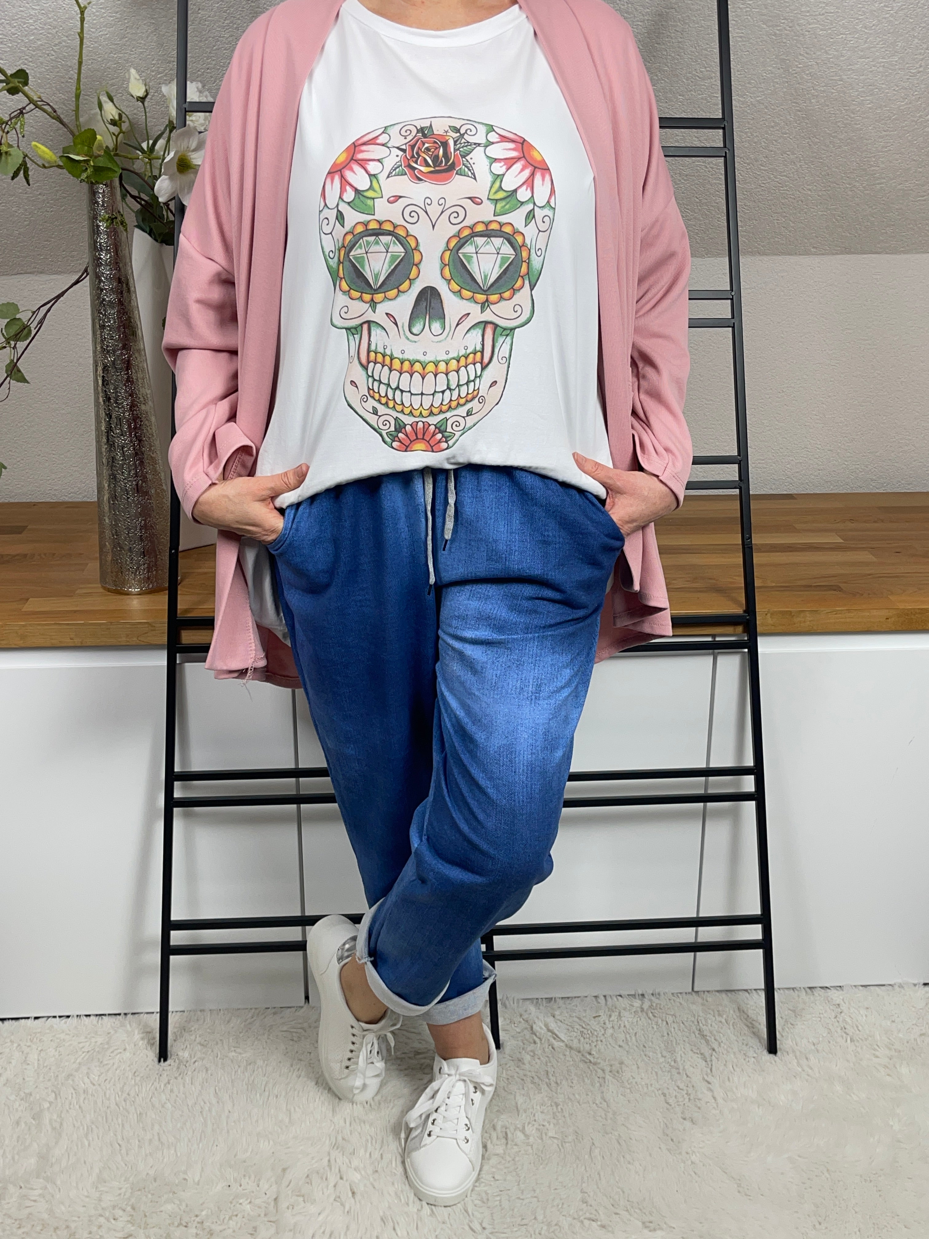 !!!!KEINE RETOURE MÖGLICH!!!!
Damen - Sweat - Blazer Einheitsgrösse Gr. 42 - 48 in rosa