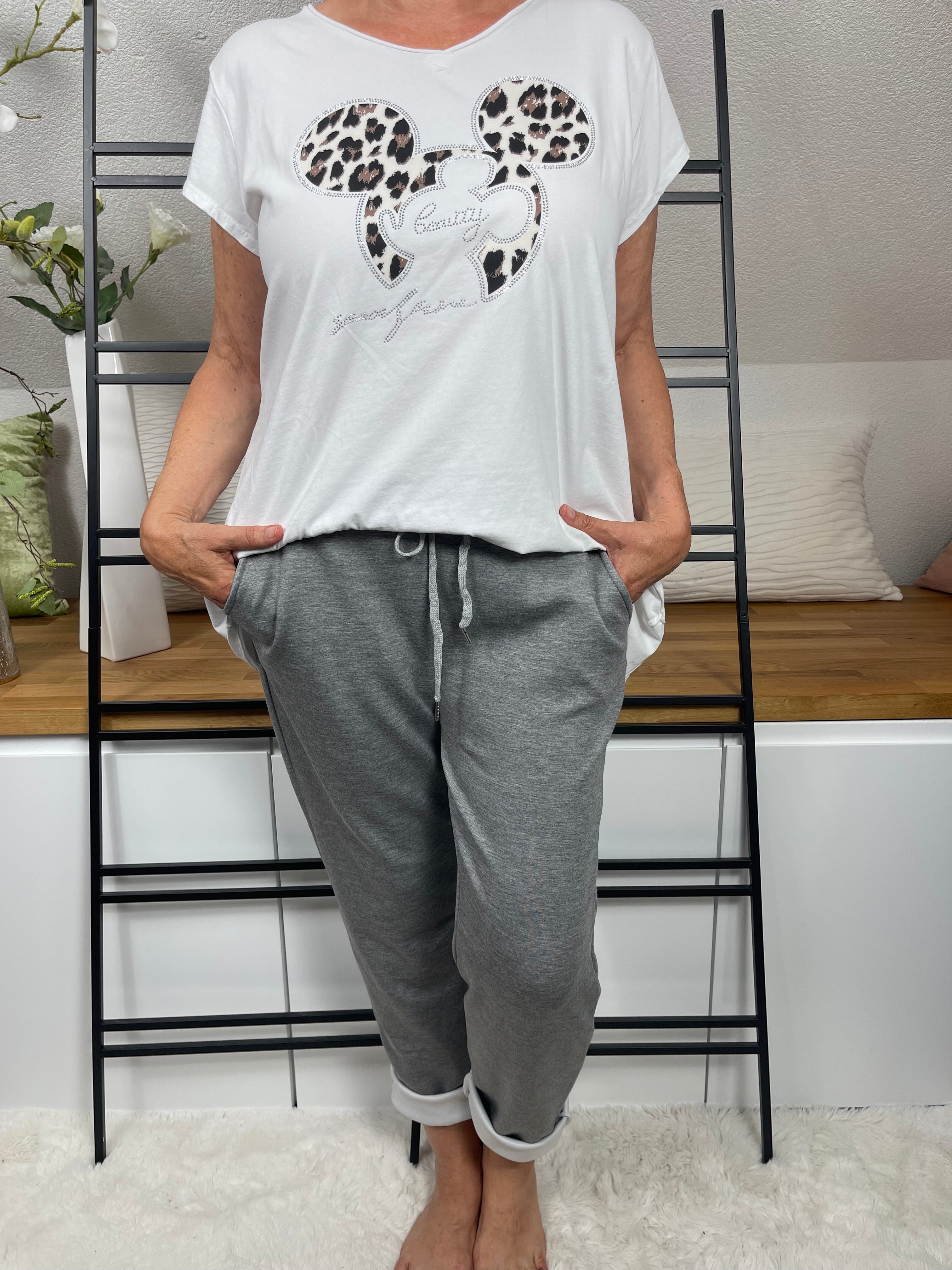 Damen Jogpant „Fluffi“ Einheitsgrösse Gr. 38 - 42 in 7 Farben