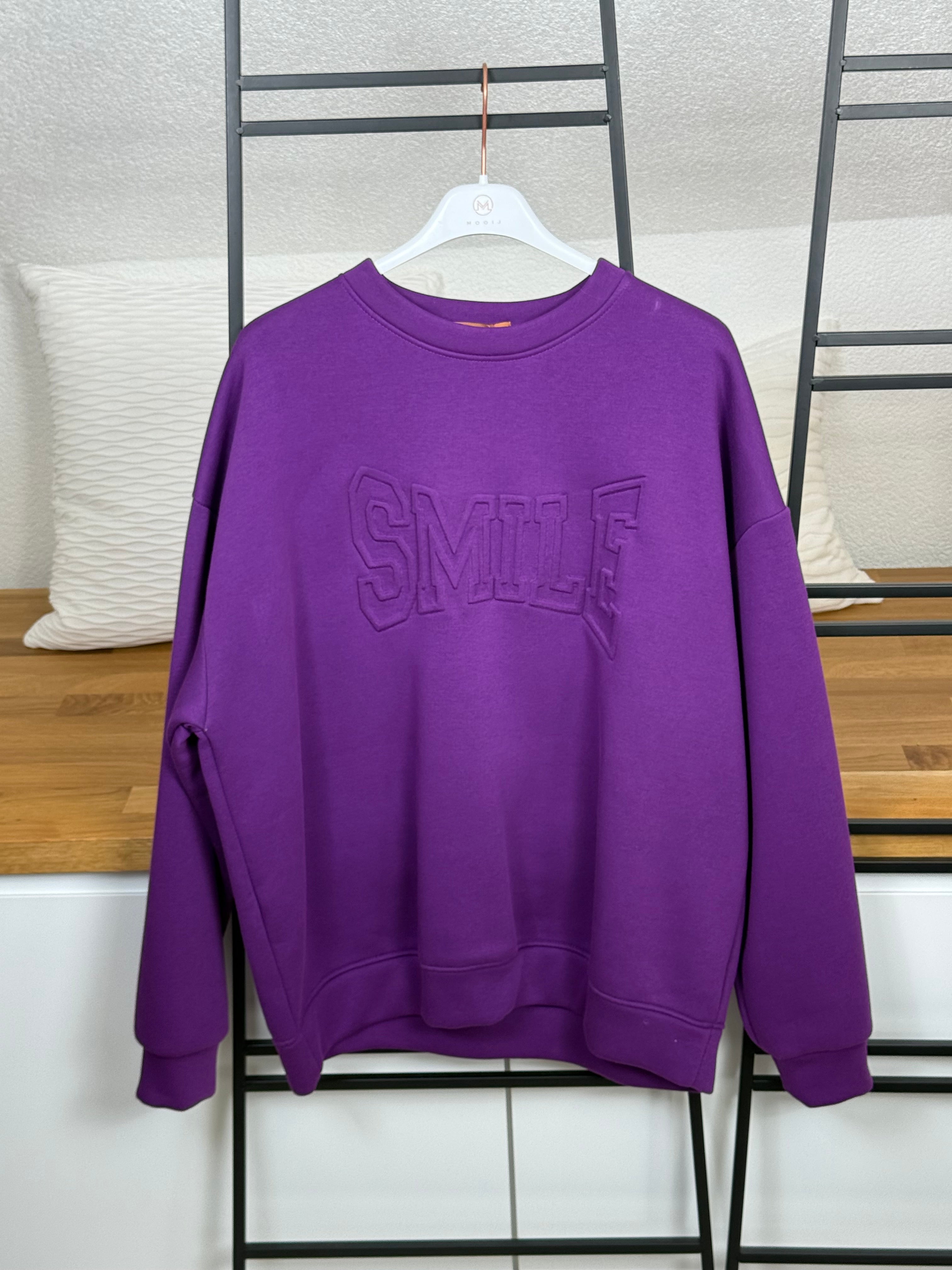 Hochwertiger Pullover „Smile“ in 3 Farben