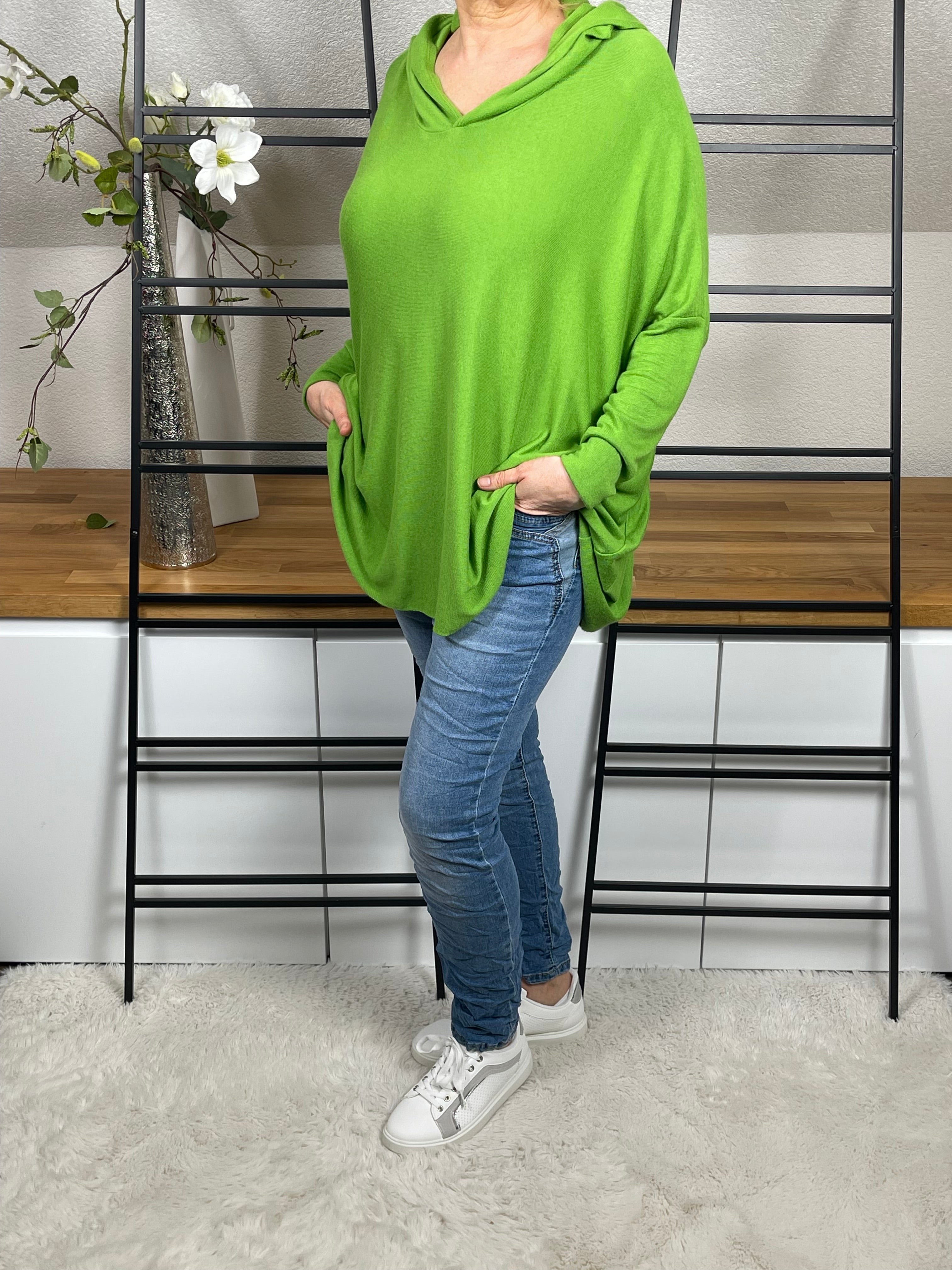 !!!!KEINE RETOURE MÖGLICH!!!! 
Hoodie Einheitsgrösse Gr. 36 -46 in 2 Farben