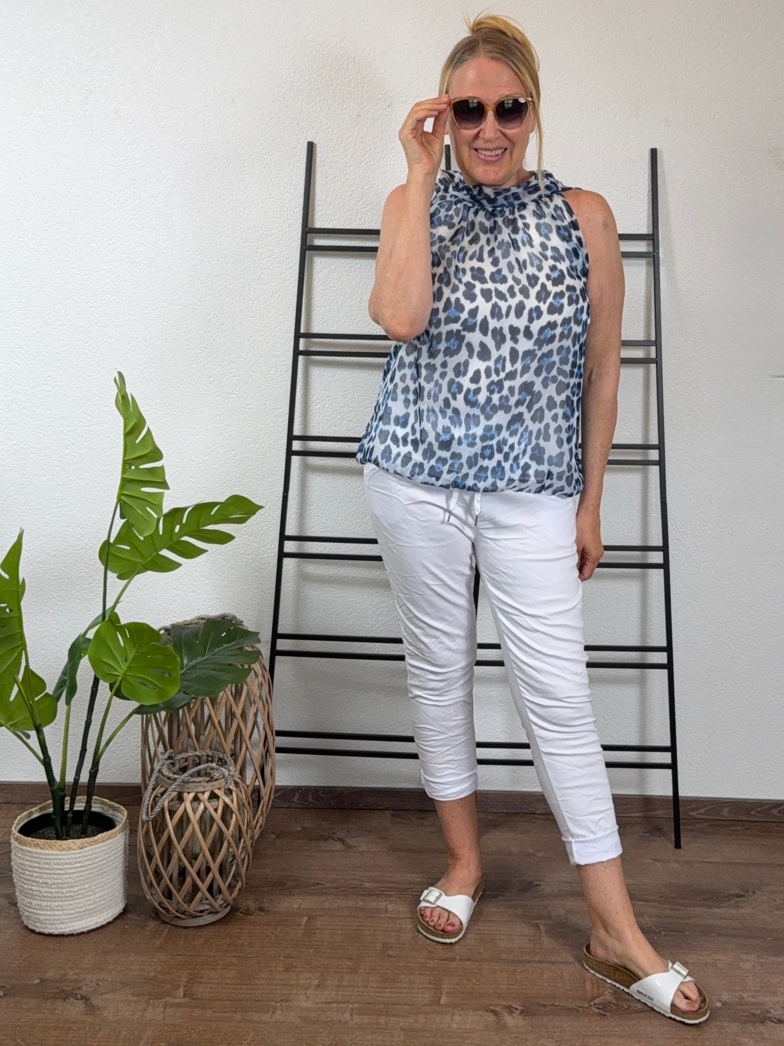Top mit „Animal - Print“ in 4 Farben