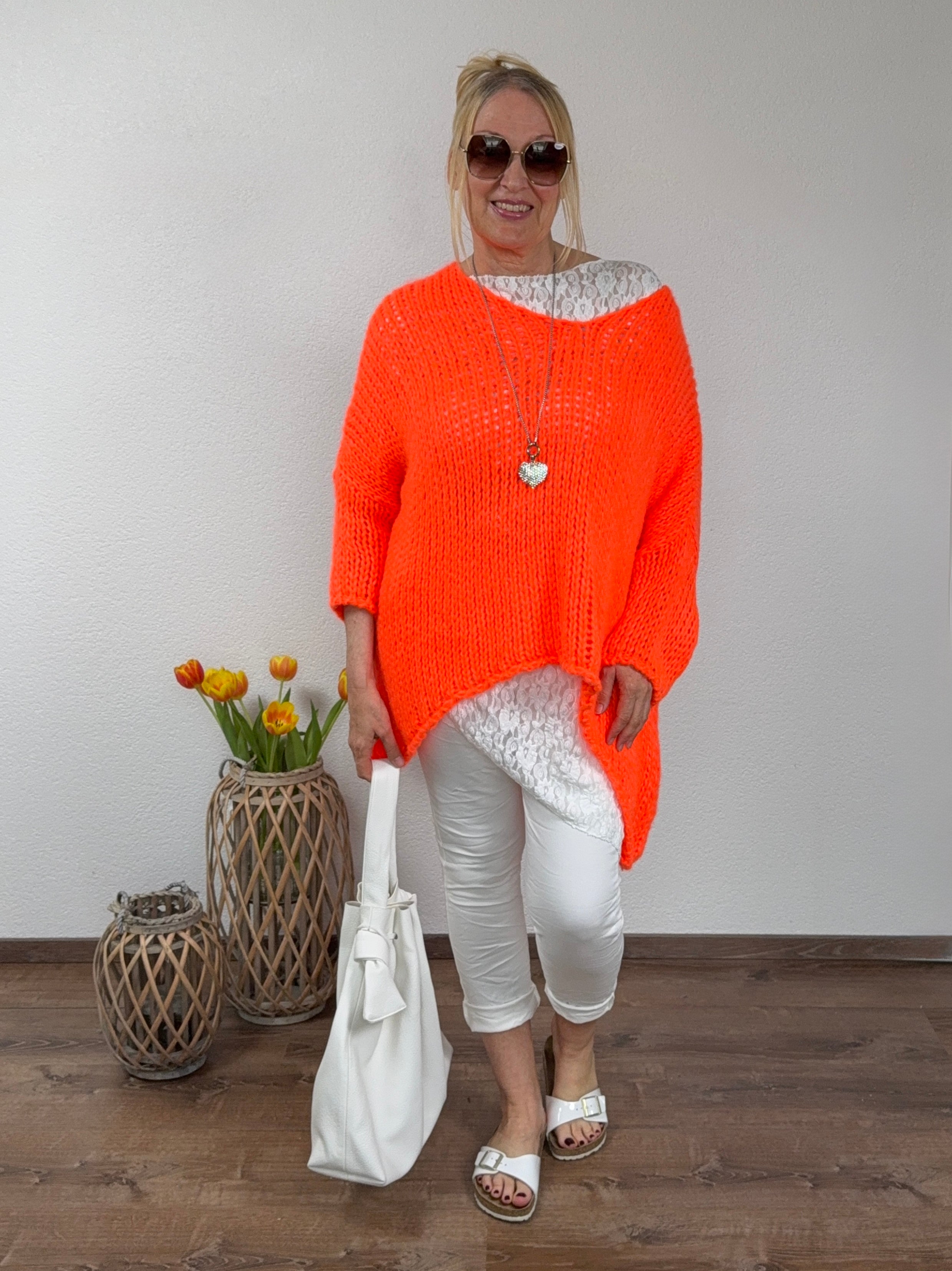 T - Shirt aus Spitze in 2 Farben