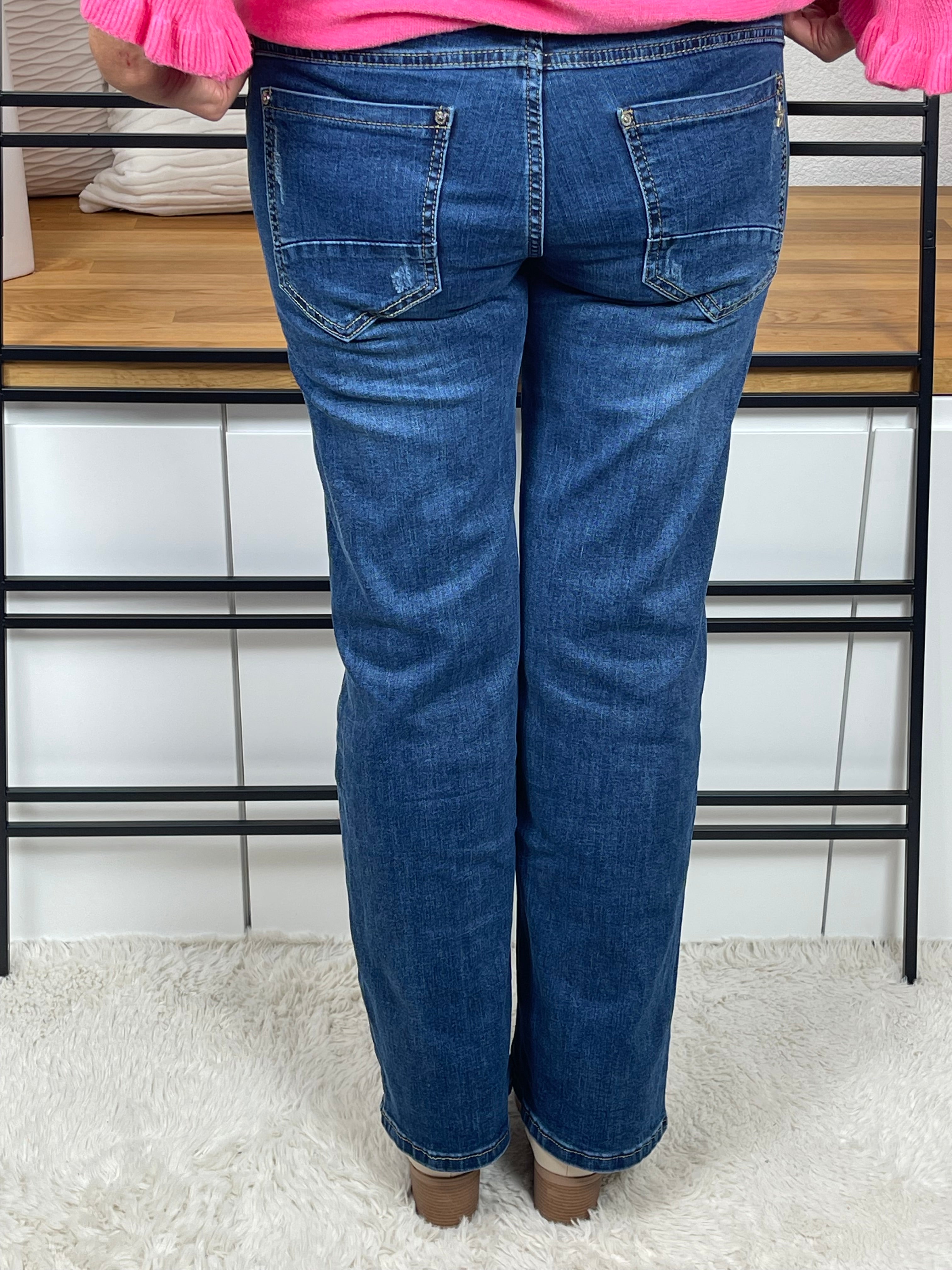 Damen Jeans „Wow“ Gr. 36 - 48 in blau