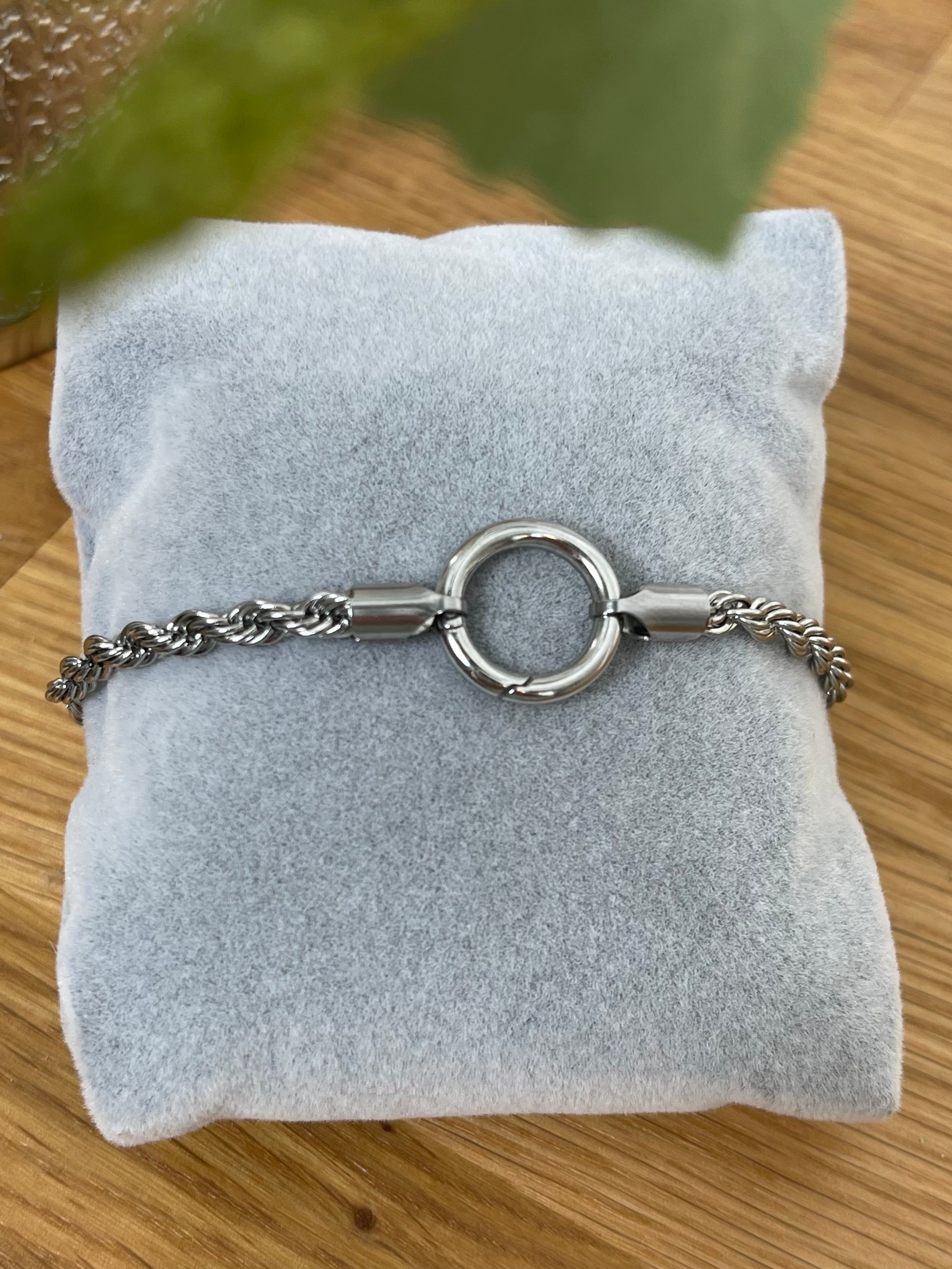 Vario - Armband Edelstahl in silber - Länge ca. 19 cm