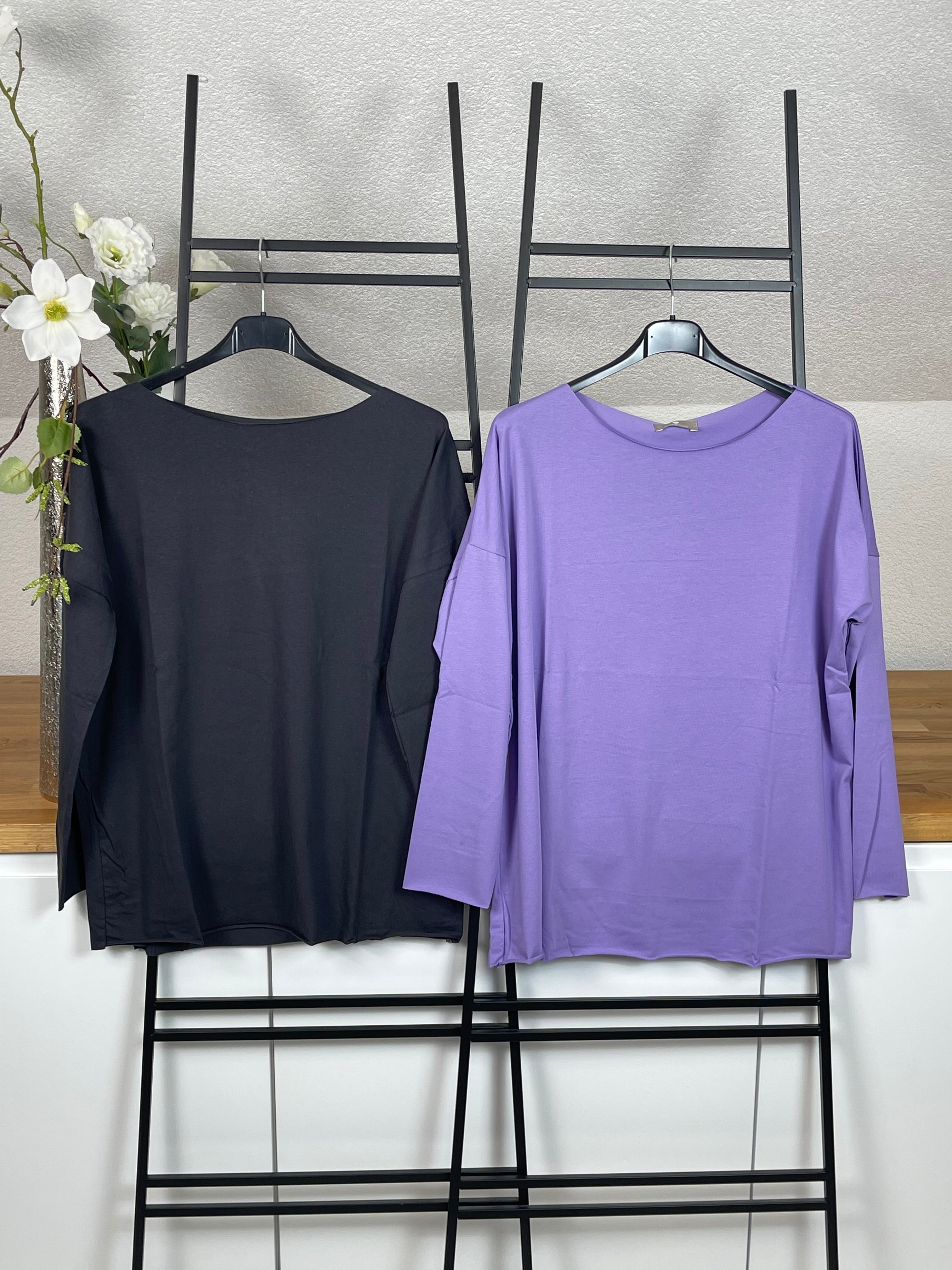 Damen Basic Shirt Einheitsgrösse Gr. 36 - 44 in vielen Farben