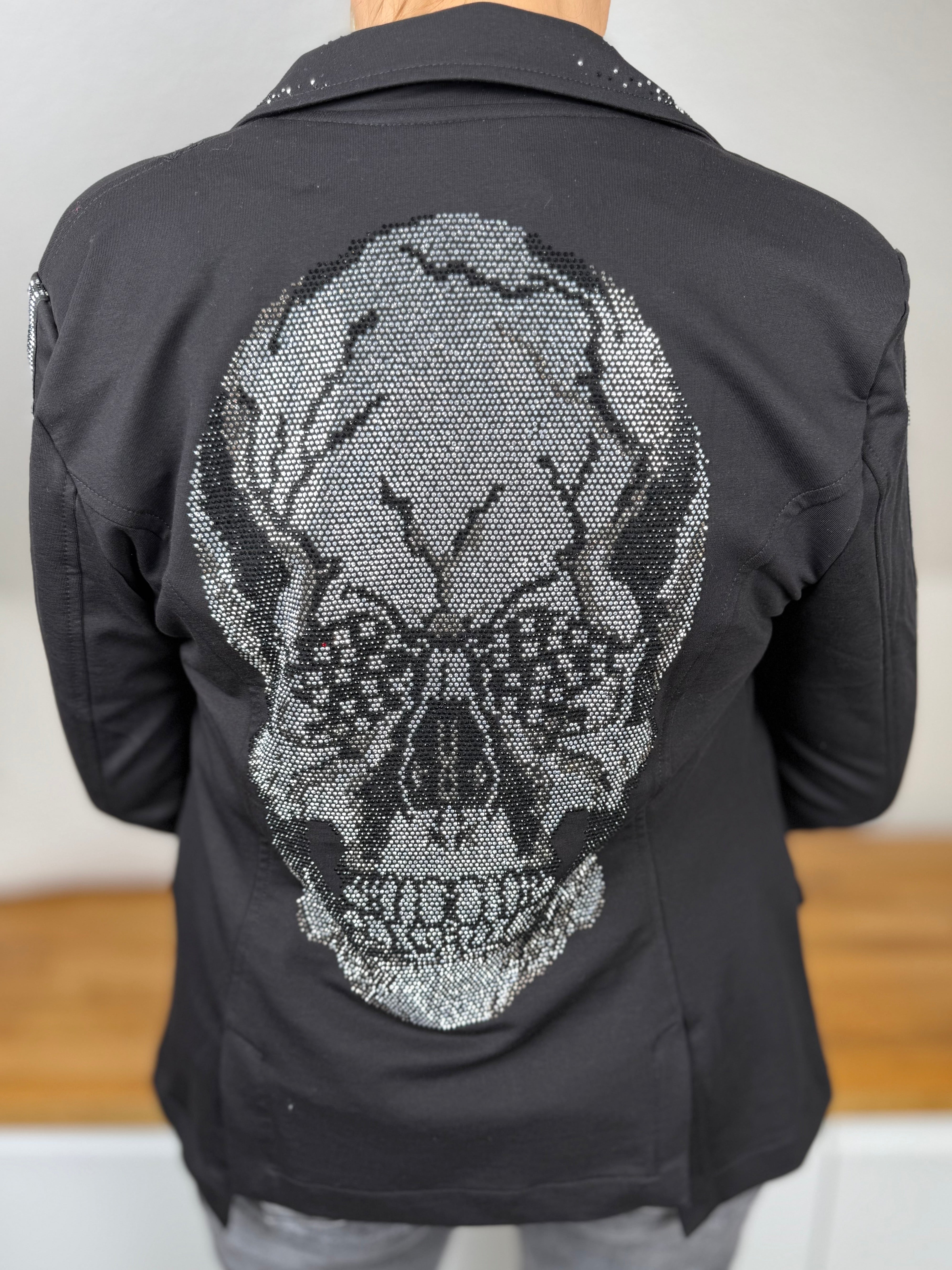 Blazer „Totenkopf“ von „EU-Queen“ Gr. 36 bis 42