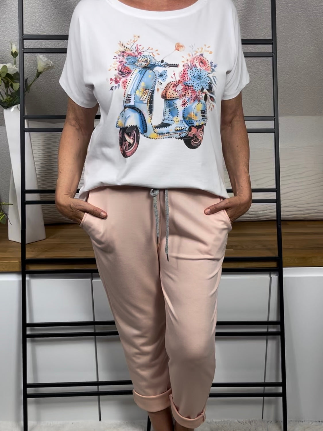 Damen Jogpant „Fluffi“ Einheitsgrösse Gr. 38 - 42 in 7 Farben