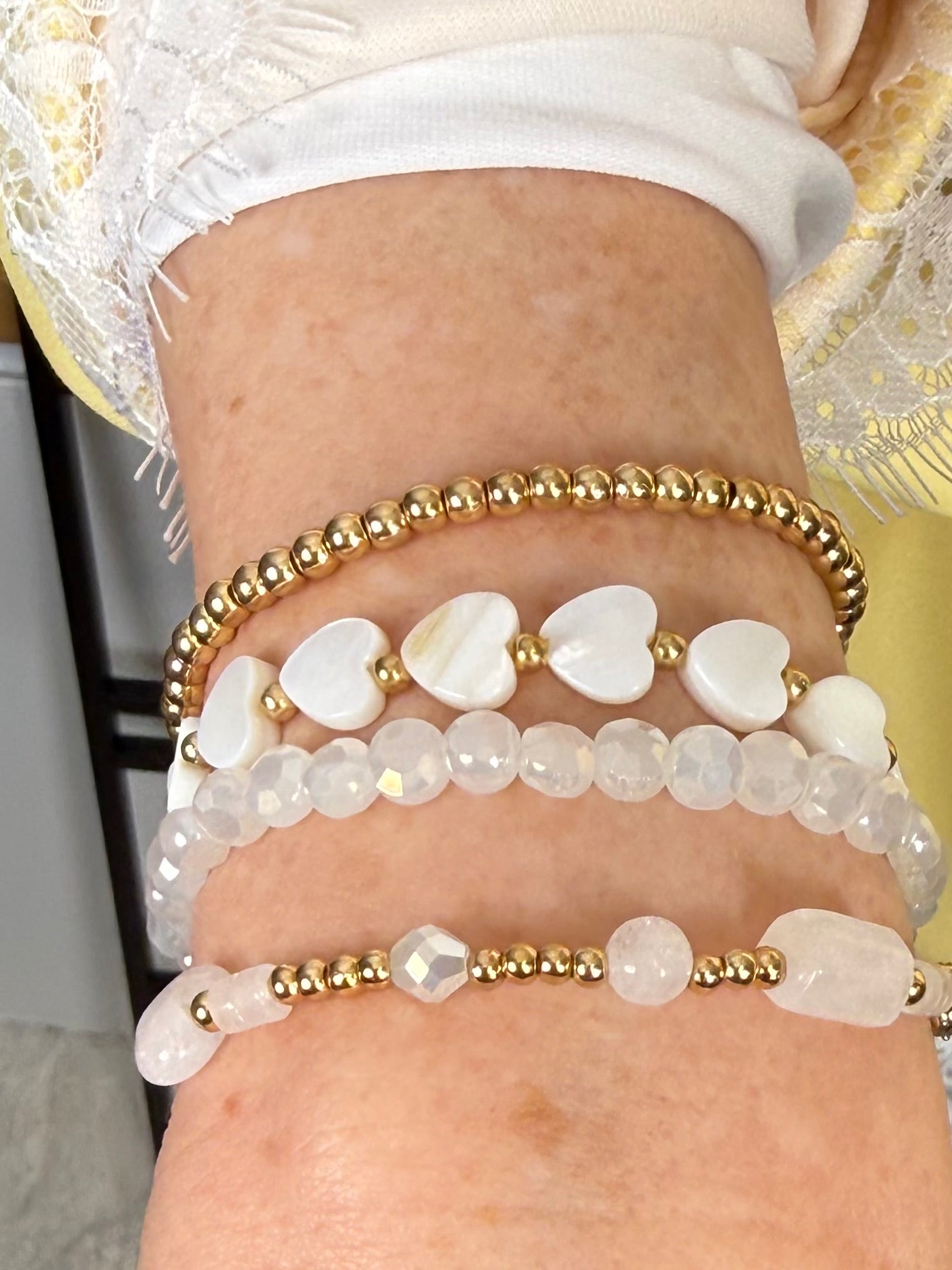 4er Set „Boho“ Armbänder verschiedene Modelle