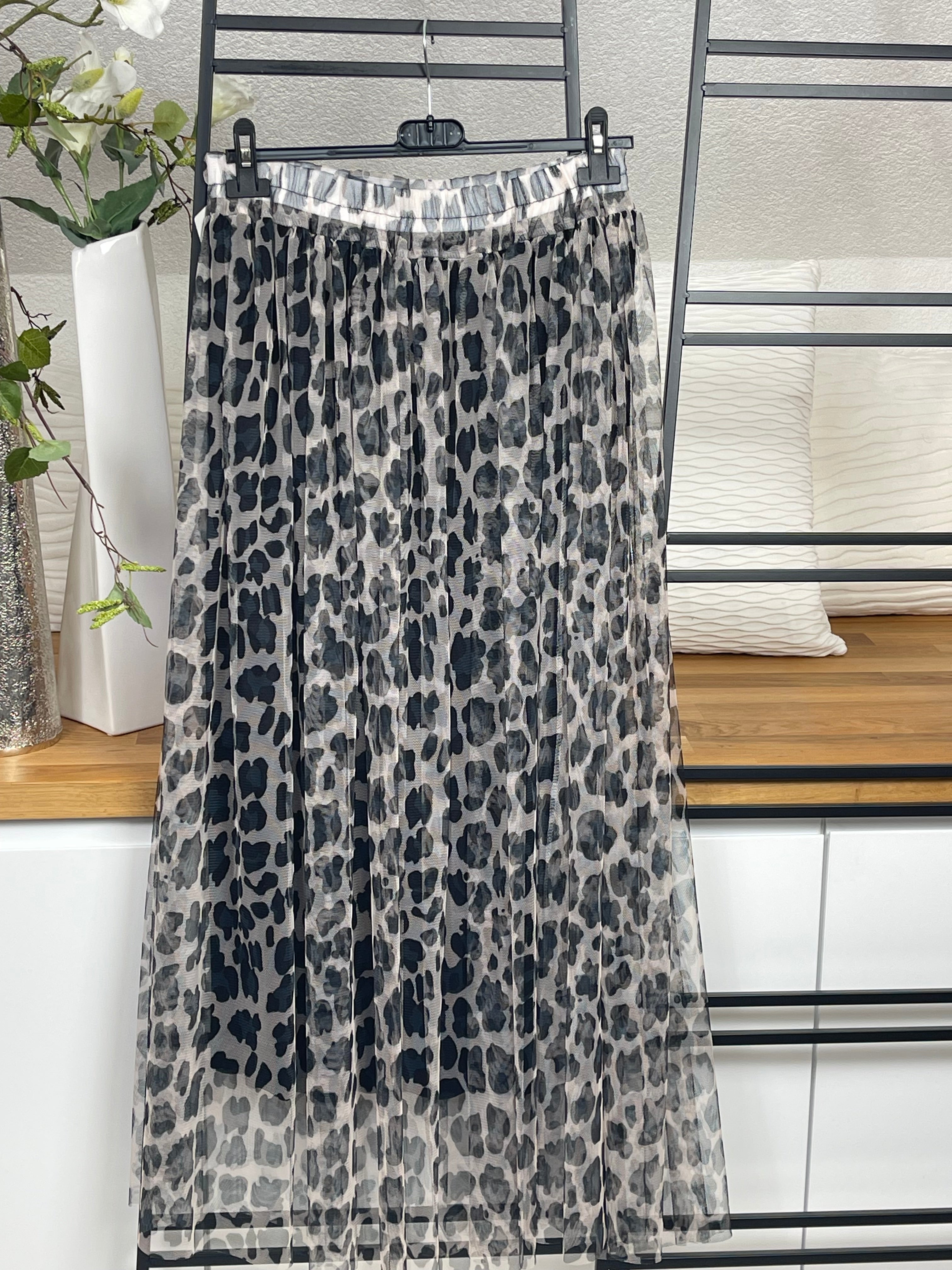 !!!!KEINE RETOURE MÖGLICH!!!! Damen - Tüllrock „Animal Print“ Einheitsgrösse Gr. 38 - 48 in 6 Farben