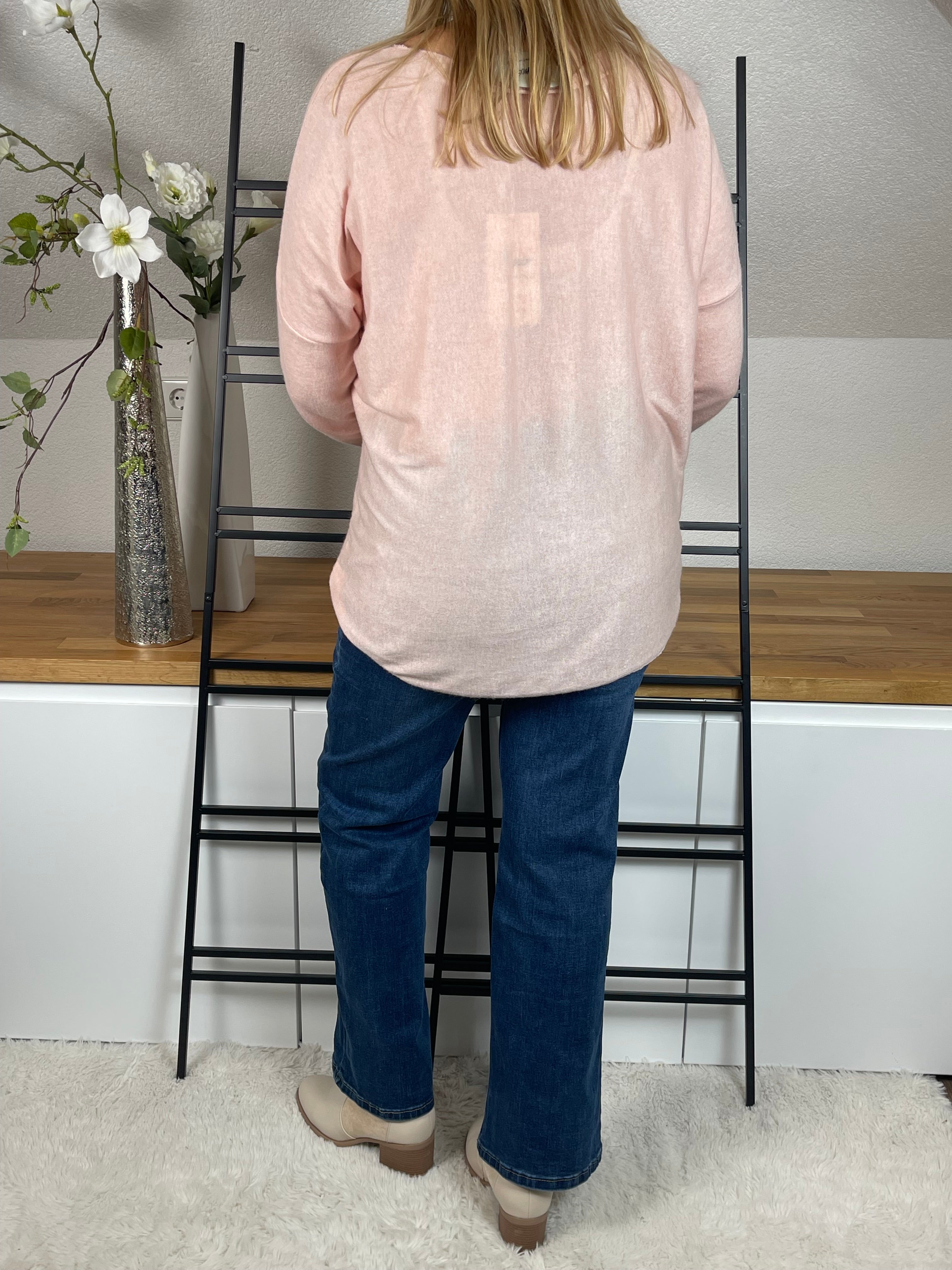 !!!!KEINE RETOURE MÖGLICH!!!! 
Pullover „Feinstrick - Basic“ Einheitsgrösse Gr. 36 - 44