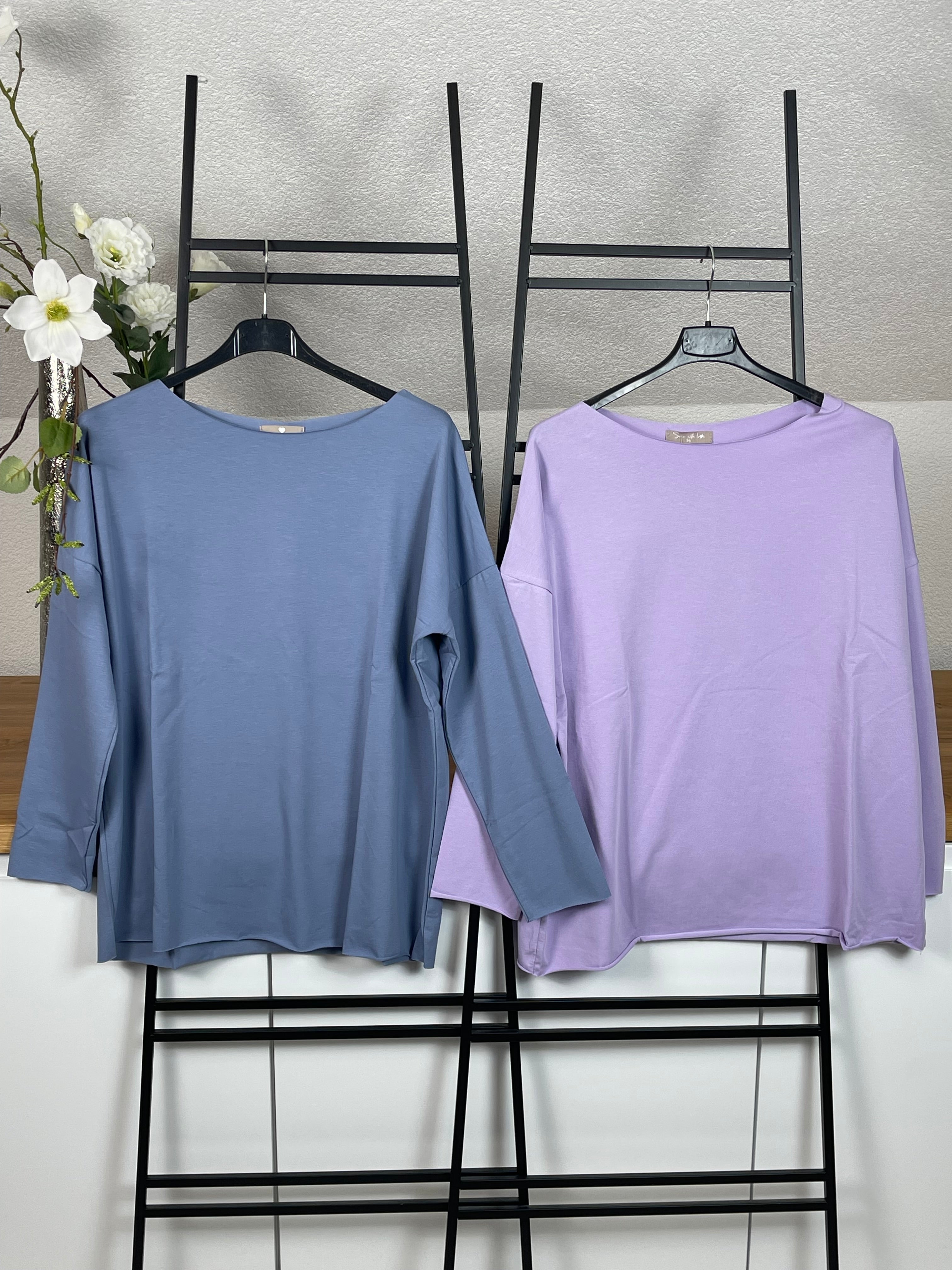 Damen Basic Shirt Einheitsgrösse Gr. 36 - 44 in vielen Farben