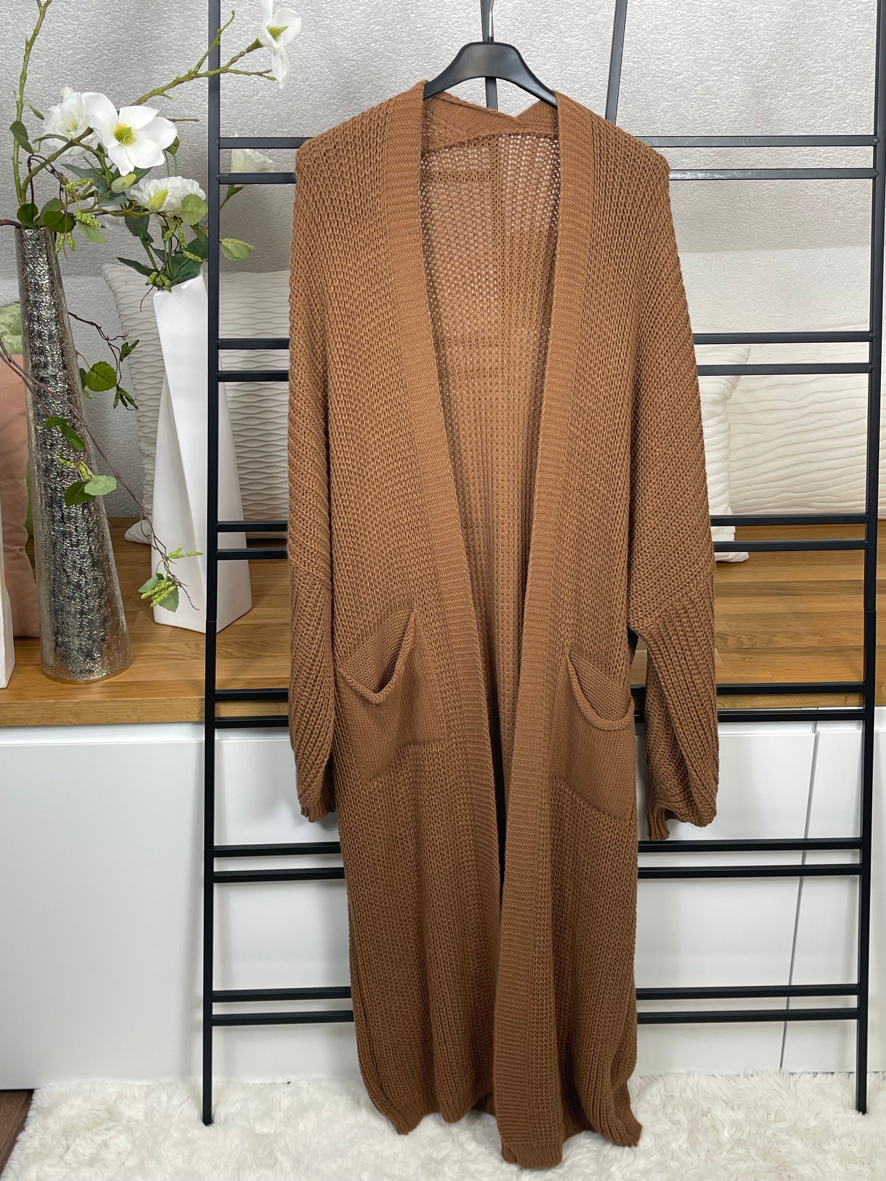 !!!KEINE RETOURE MÖGLICH !!! Strickmantel „Elise“ Einheitsgrösse Gr. 36 - 44/46