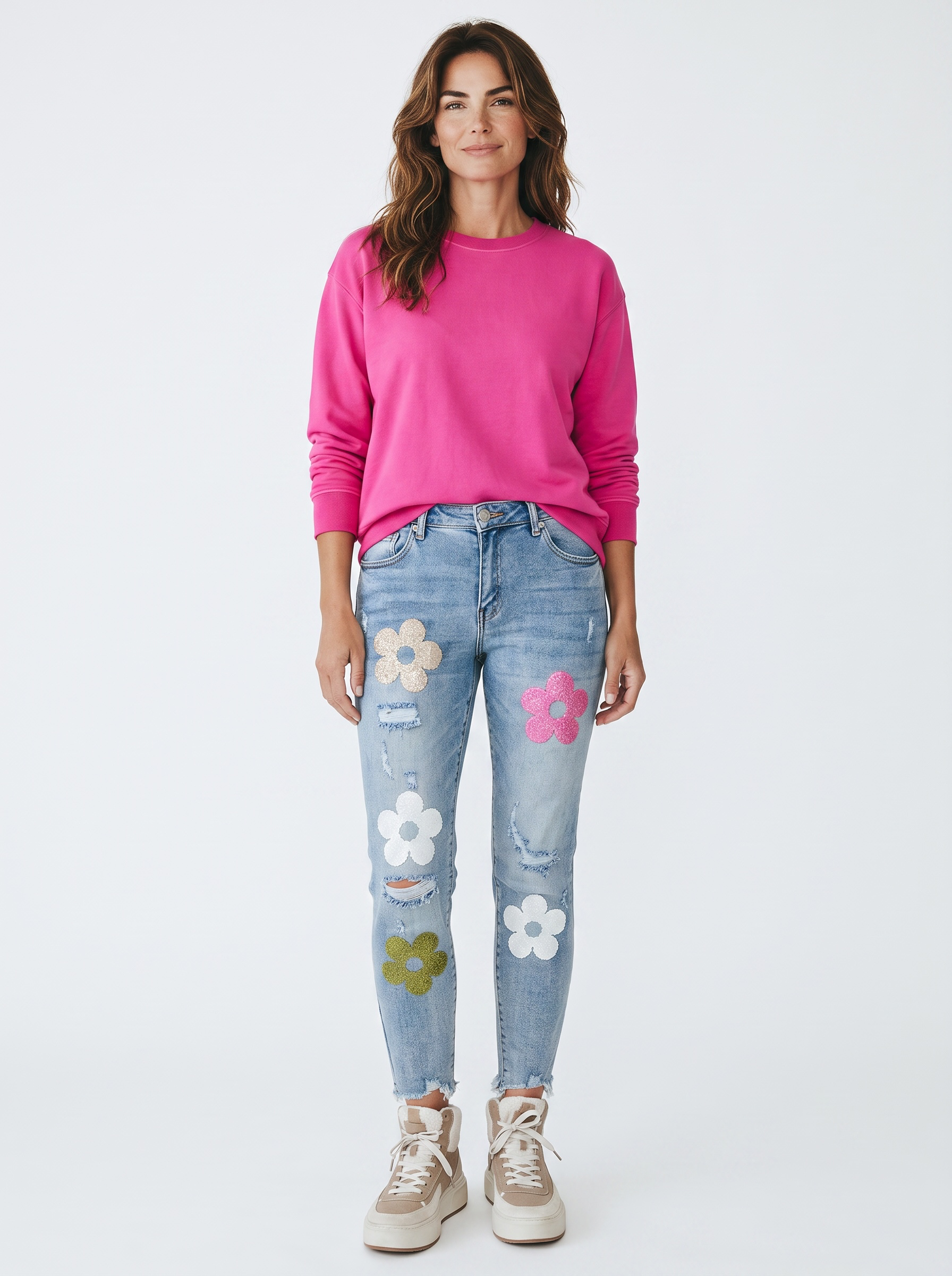 Jeans „Fleur“ Gr. 34 - 42