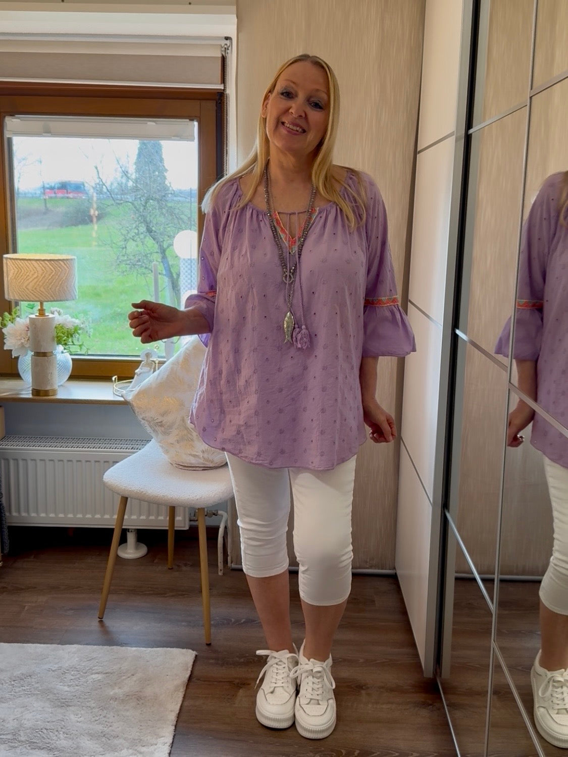 Tunika „Boho“ Einheitsgrösse Gr. 40 - 46 in 3 Farben