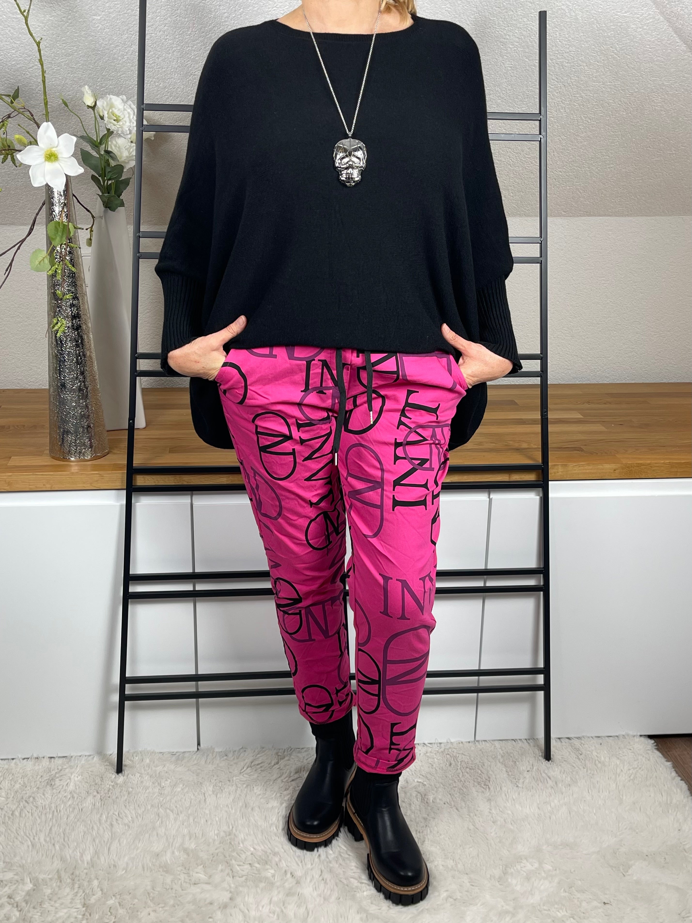 !!!!KEINE RETOURE MÖGLICH!!!! Jogpant „Letter“ Gr. 40 - 44 in 11 Farben