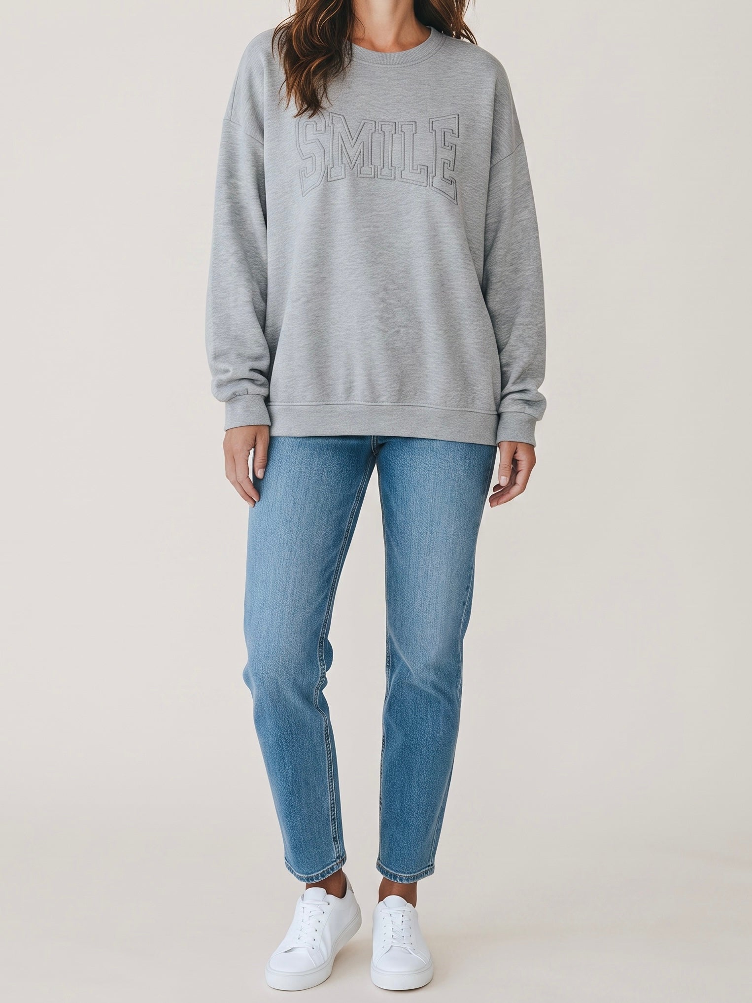 Hochwertiger dicker, flauschiger Pullover „Smile“ in 3 Farben