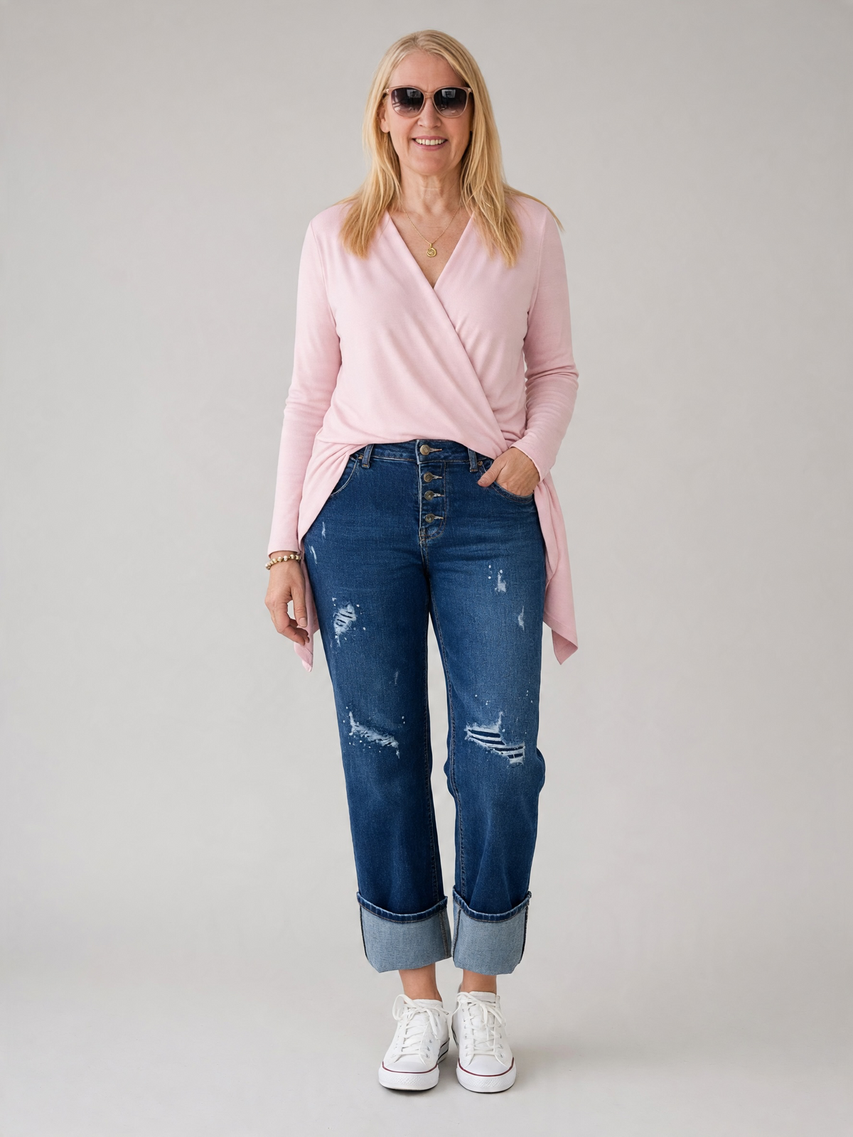 Jeans „Wow“ Gr. 36 - 48 in blau